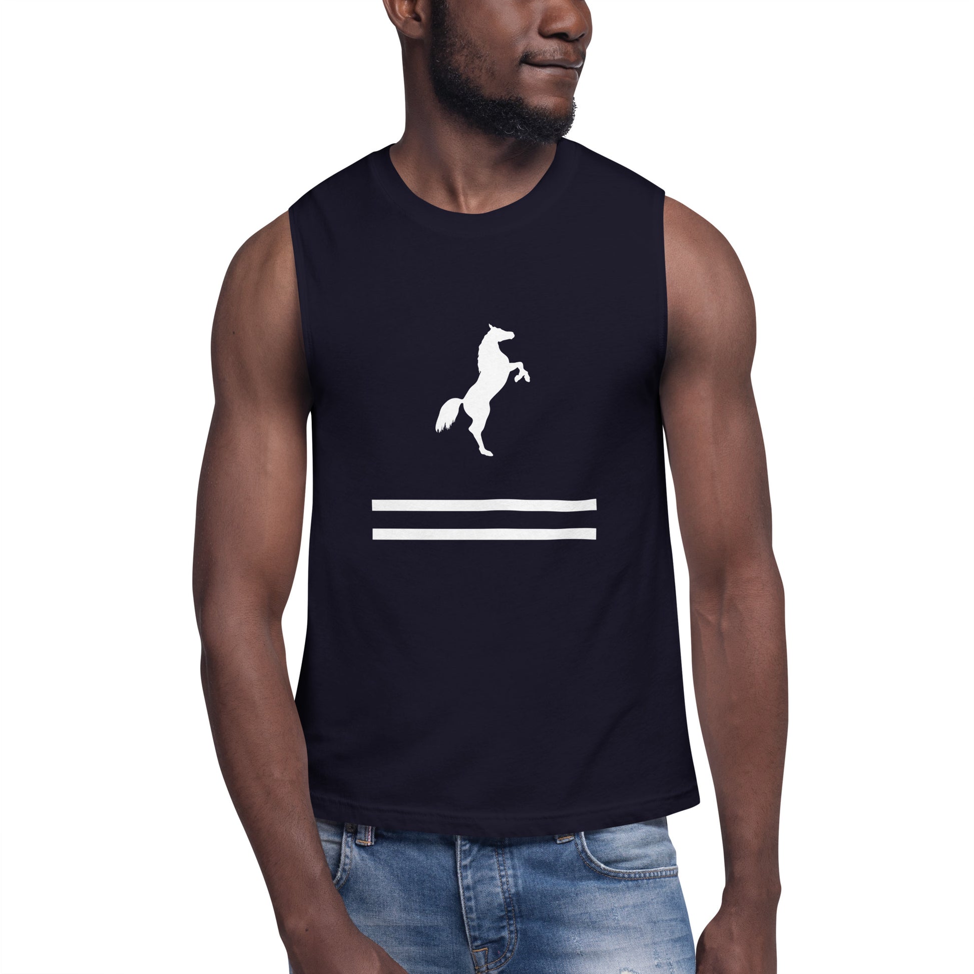 ELEVATE Muscle Shirt (Black) - SOULSKY