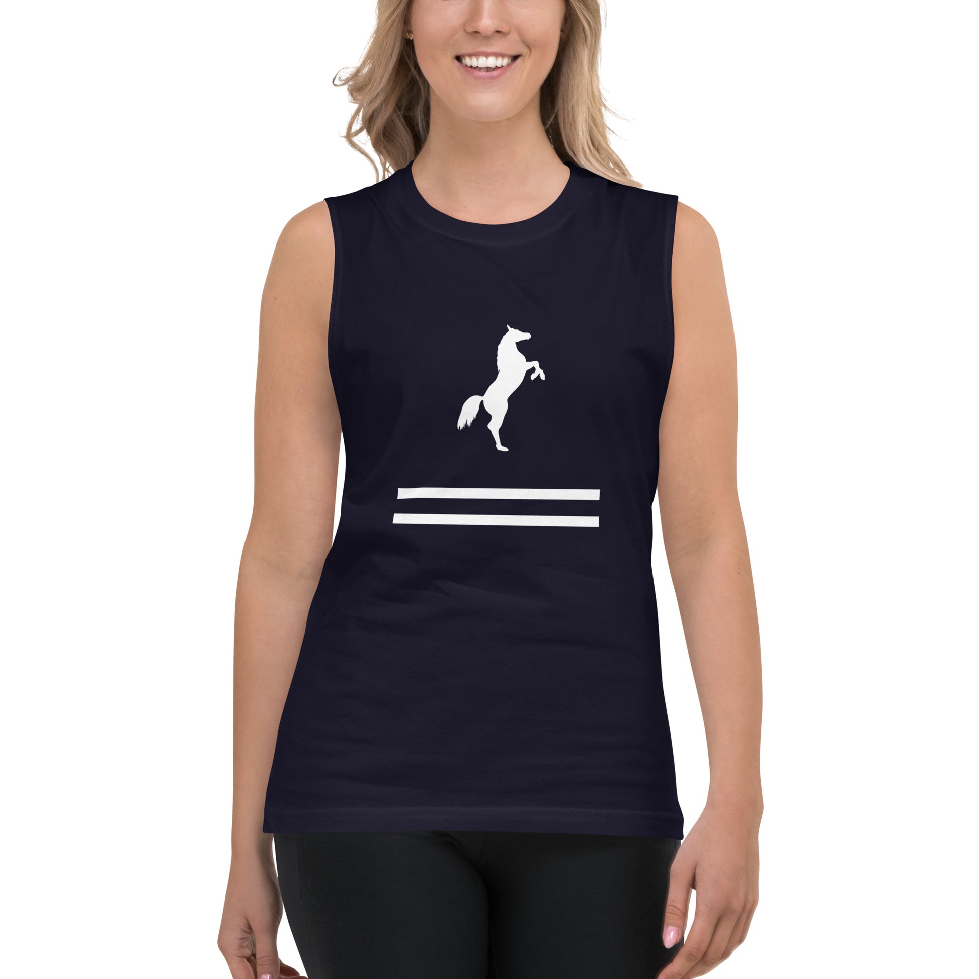ELEVATE Muscle Shirt (Black) - SOULSKY