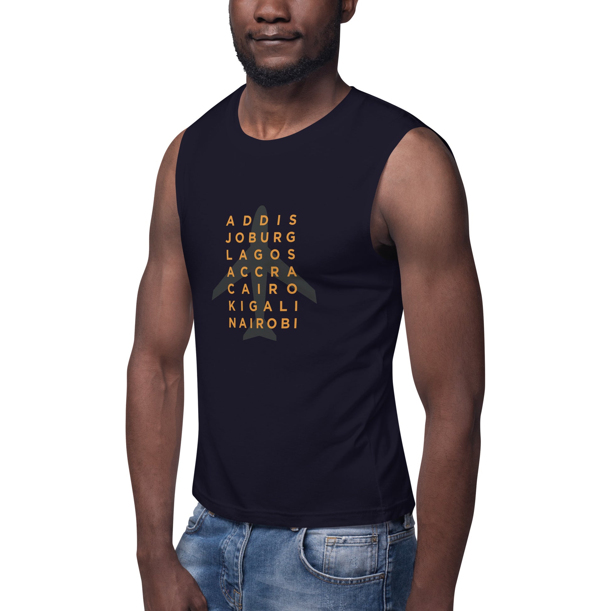 AFRICAN CITIES Muscle Shirt - SOULSKY