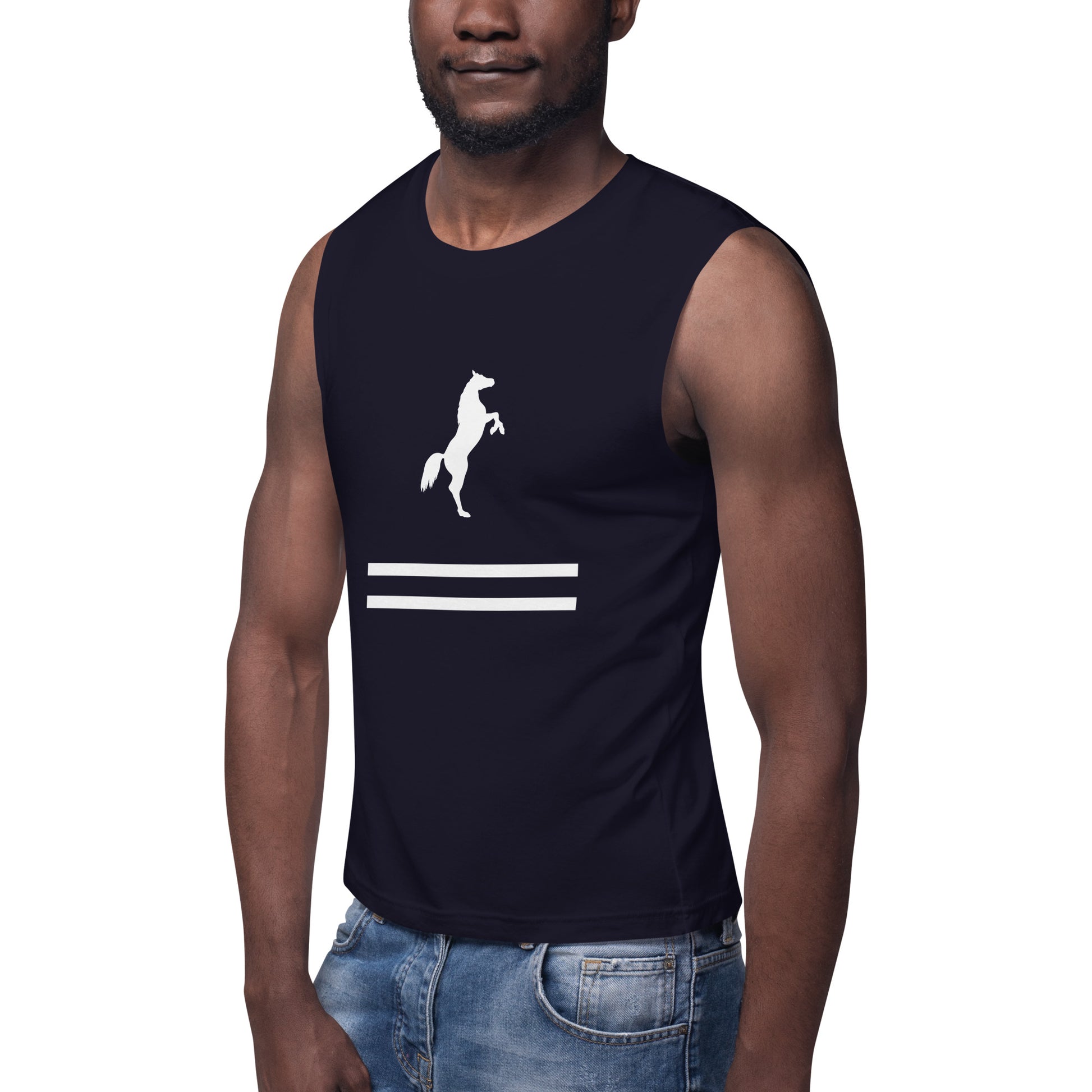ELEVATE Muscle Shirt (Black) - SOULSKY