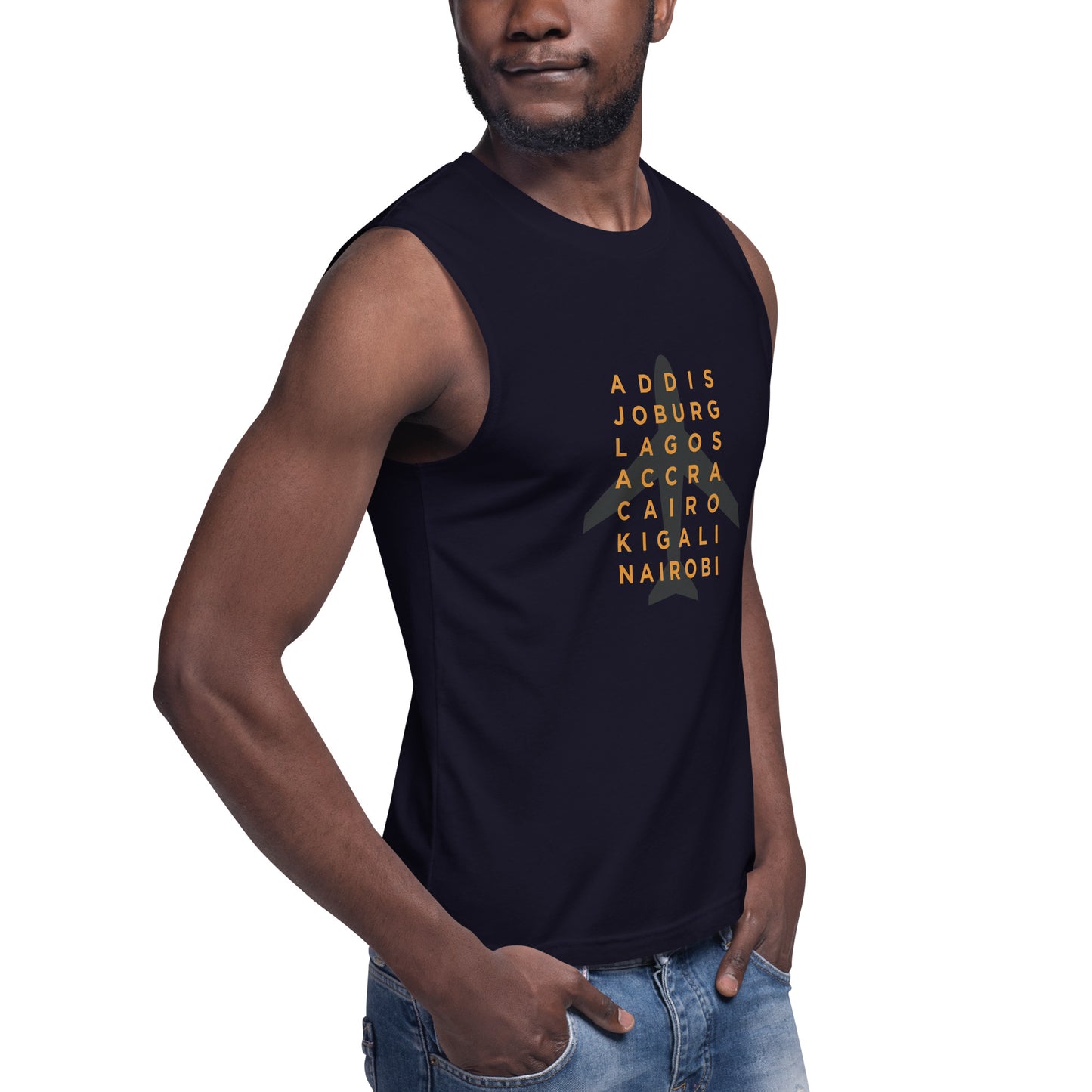 AFRICAN CITIES Muscle Shirt