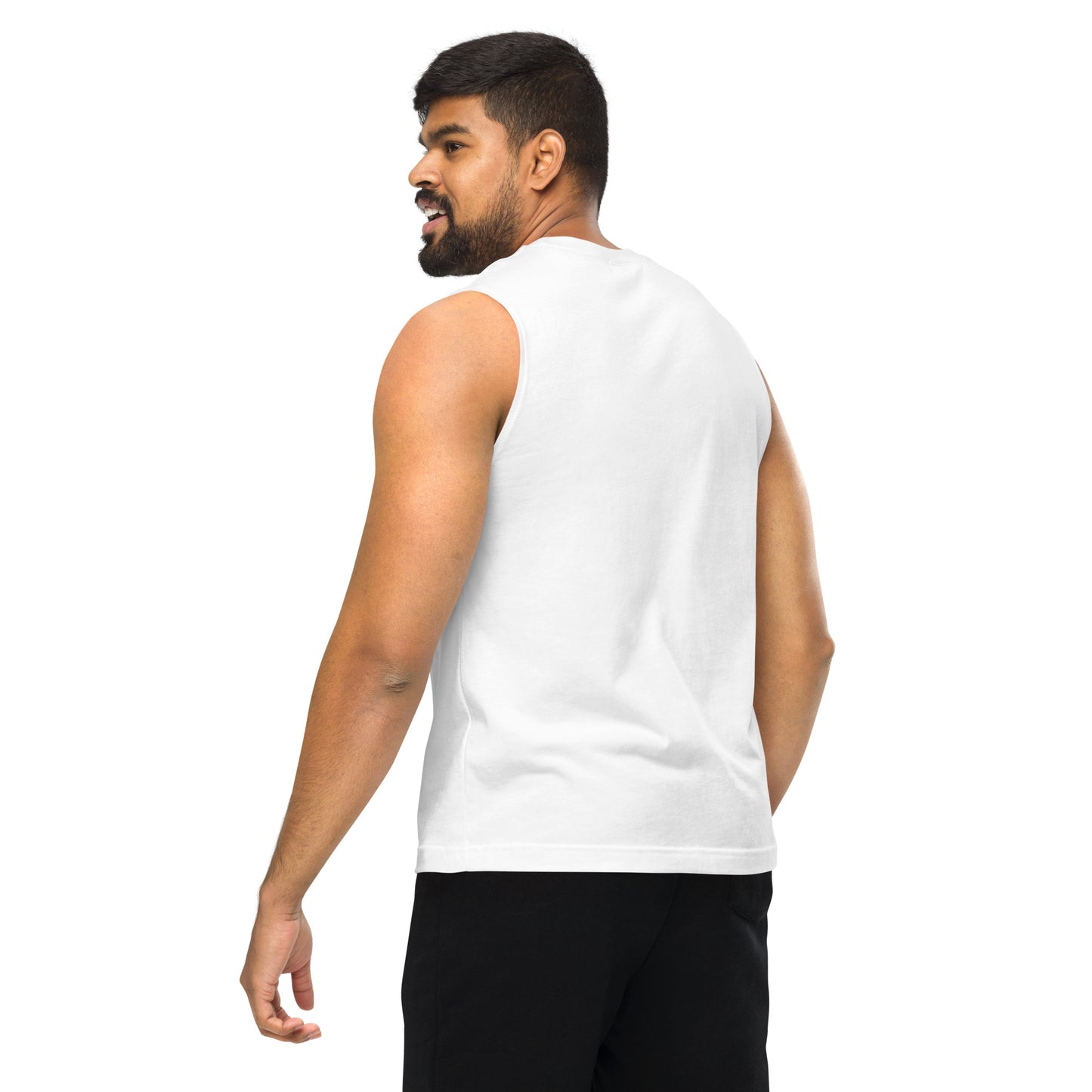 AFRICA PRIMARY Muscle Shirt (White) - SOULSKY
