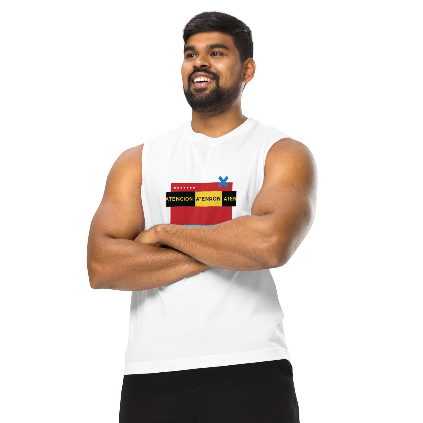 INFLUENCER Muscle Shirt (White)