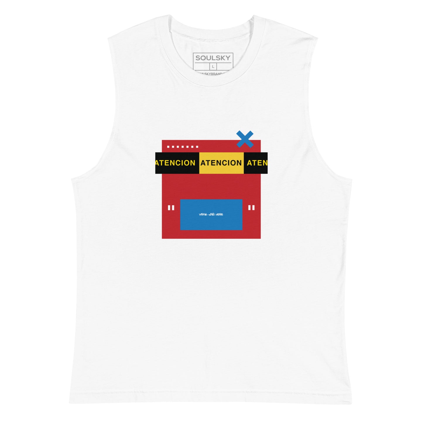INFLUENCER Muscle Shirt (White)