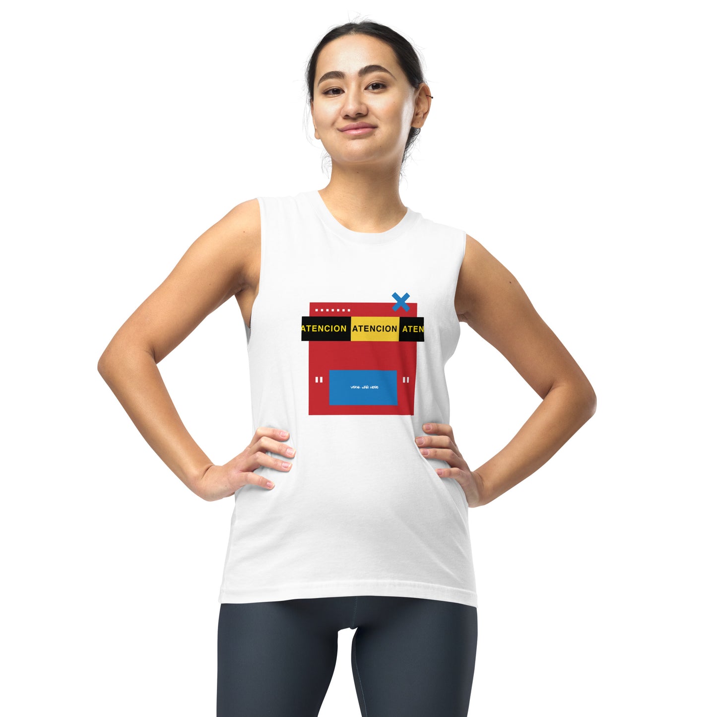 INFLUENCER Muscle Shirt (White)