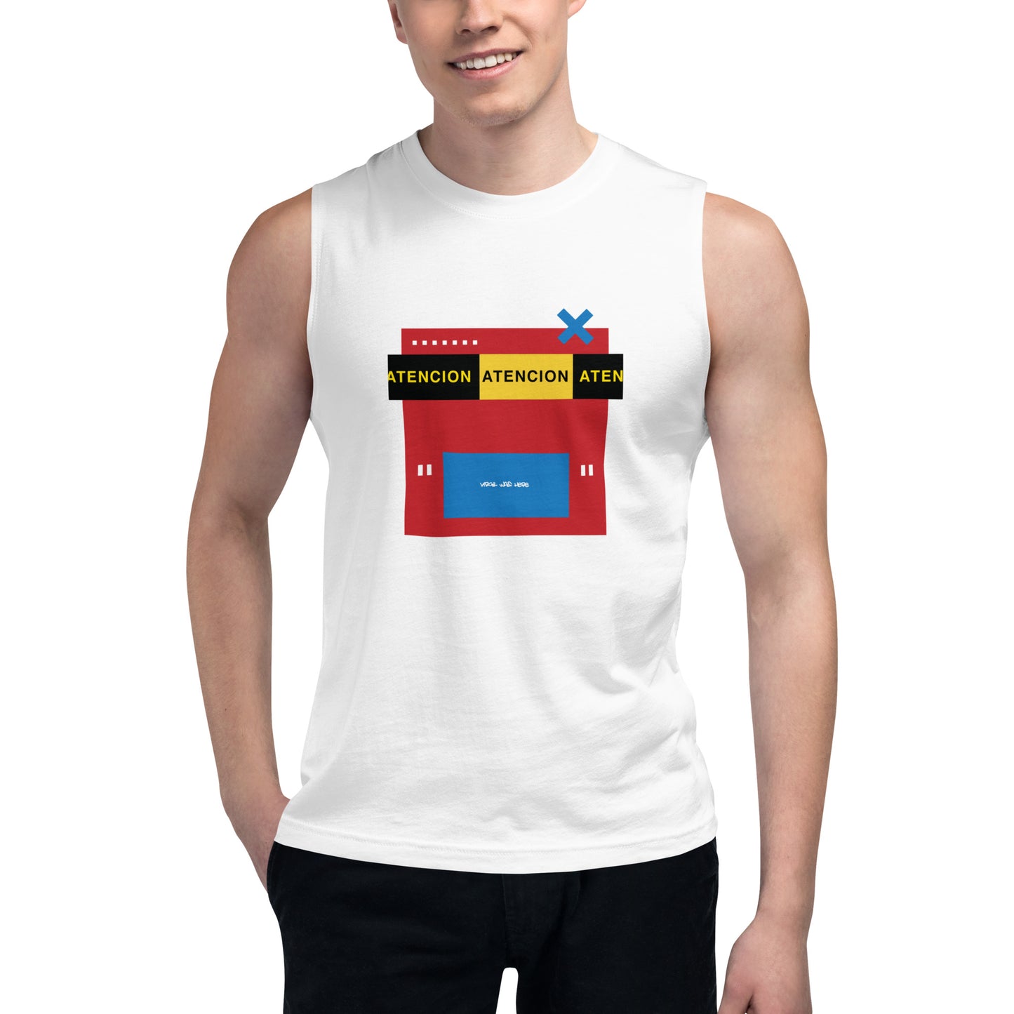INFLUENCER Muscle Shirt (White)