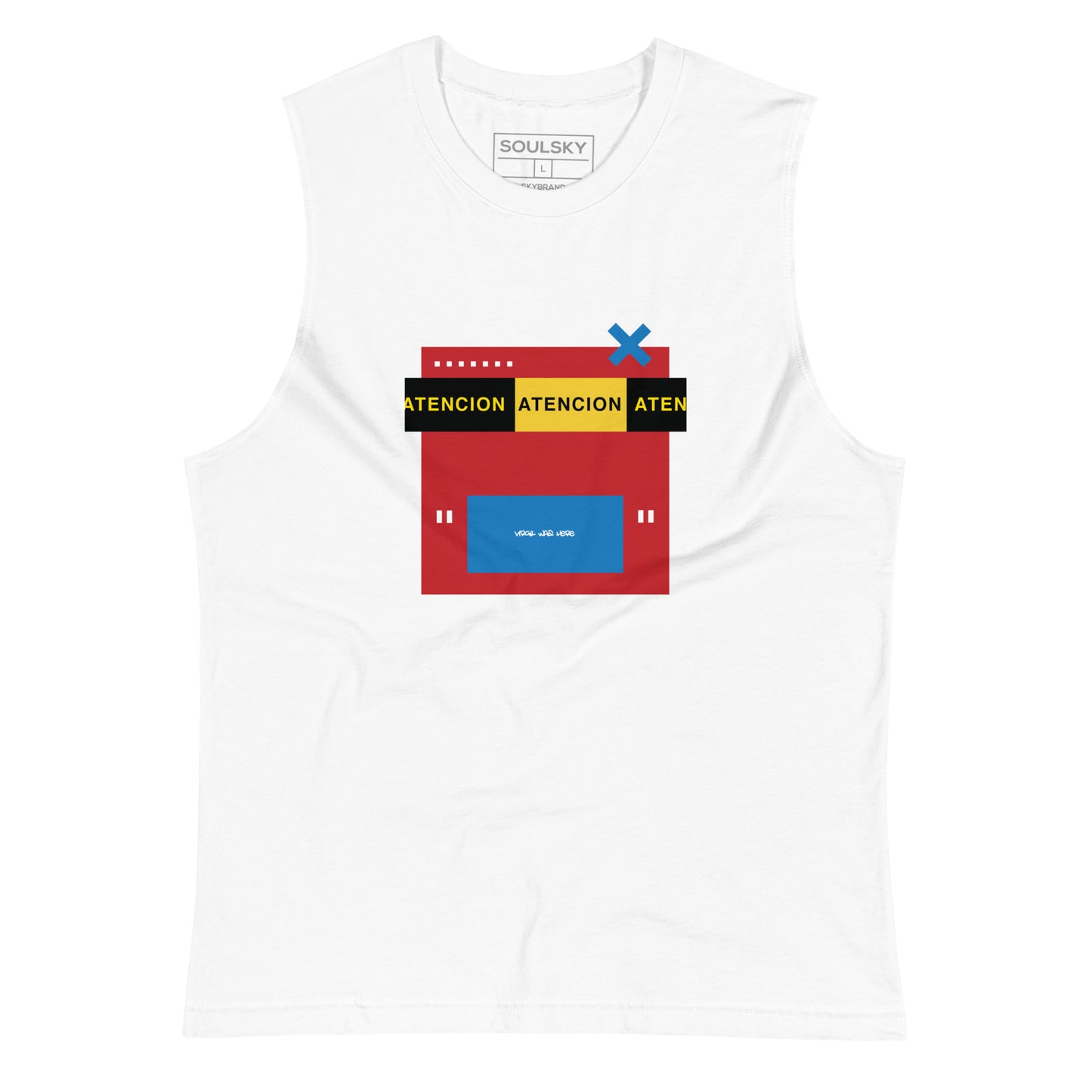 INFLUENCER Muscle Shirt (White)