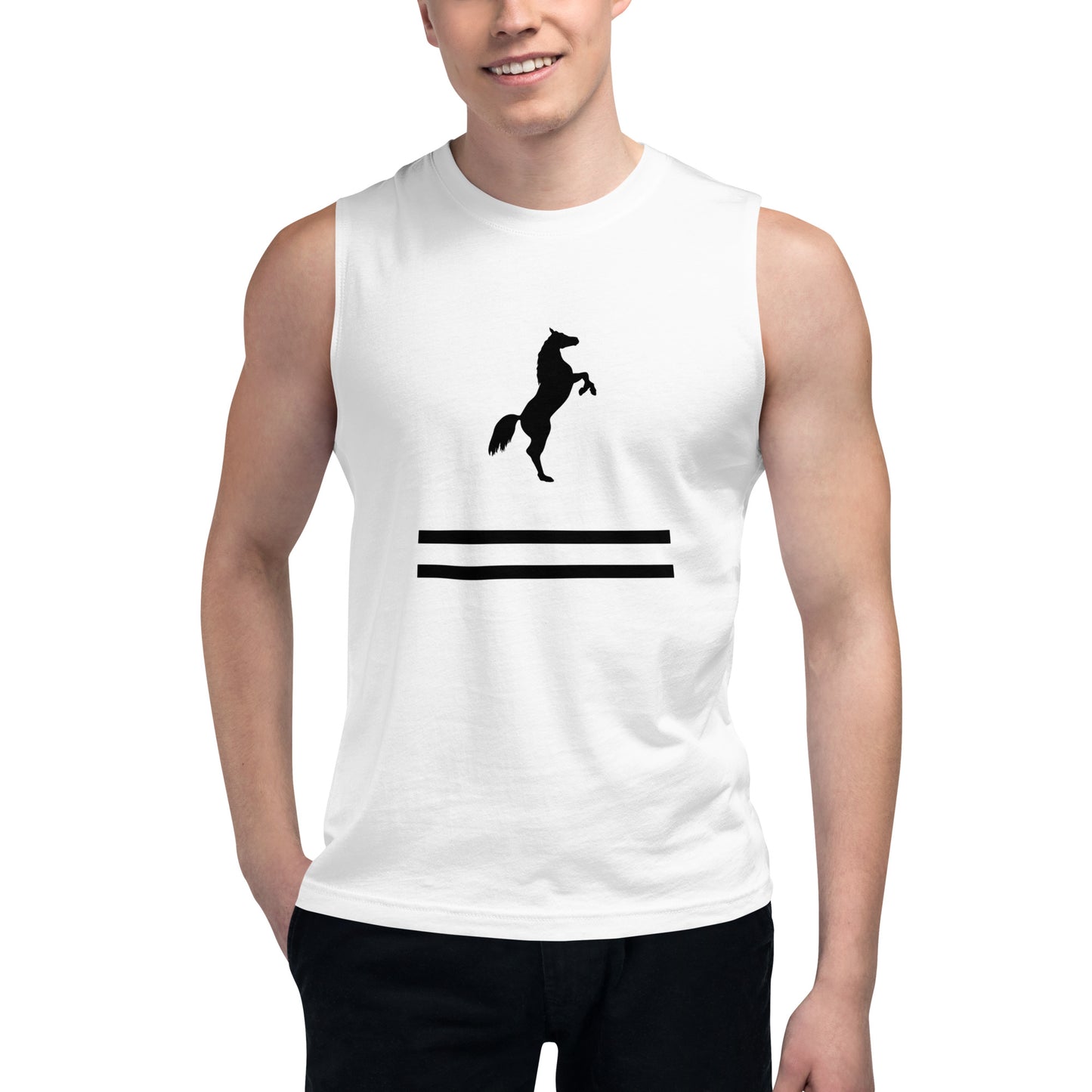 ELEVATE Muscle Shirt (White)