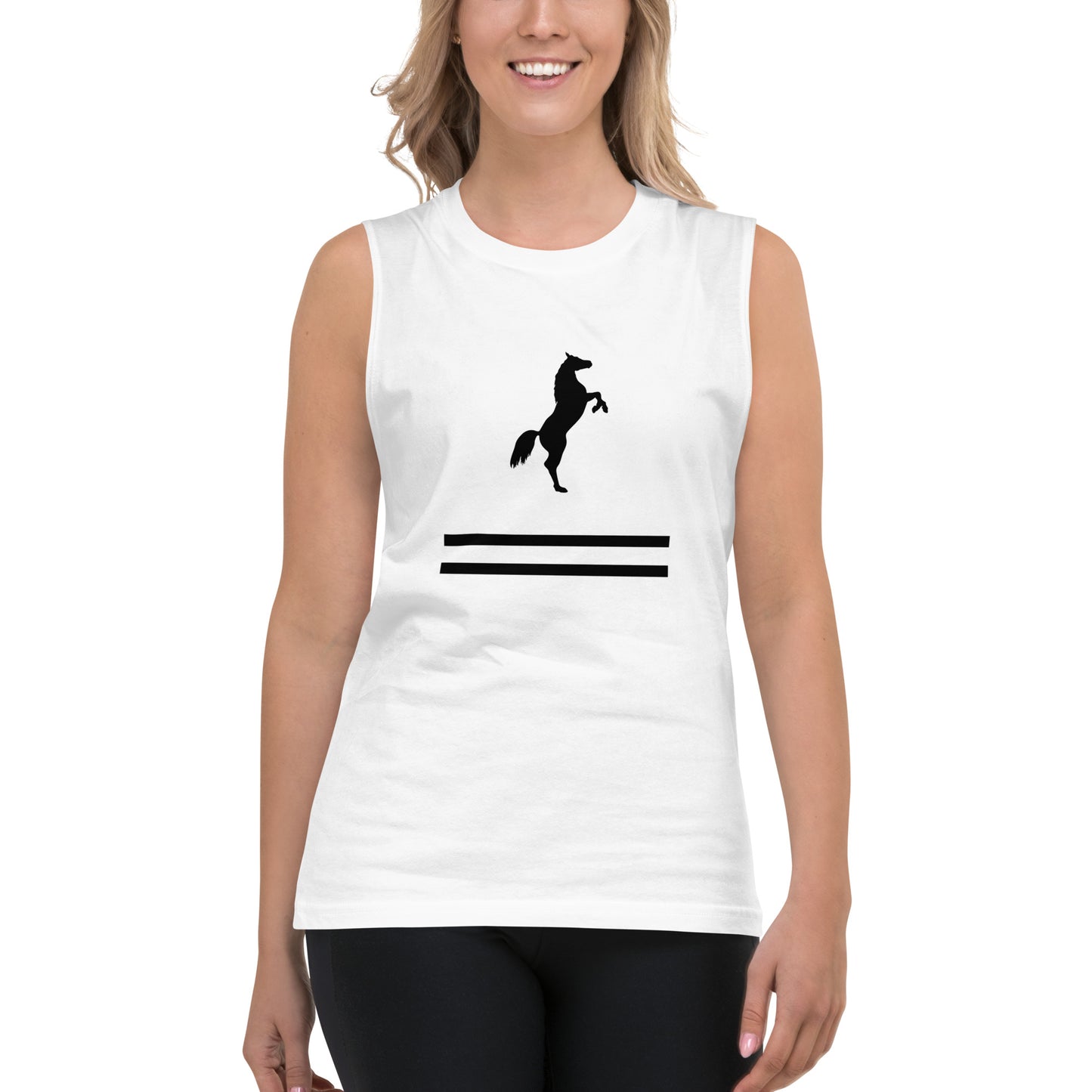 ELEVATE Muscle Shirt (White)