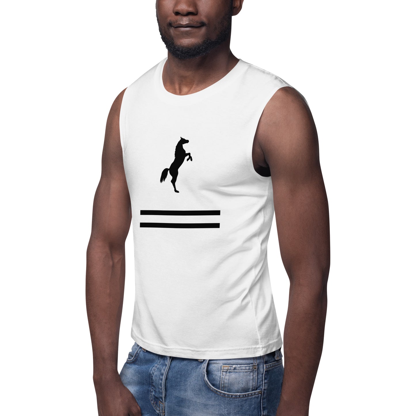 ELEVATE Muscle Shirt (White)