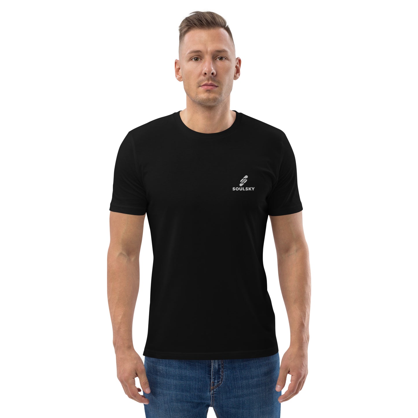 SOULSKY Logo Unisex Crewneck T-shirt - Black