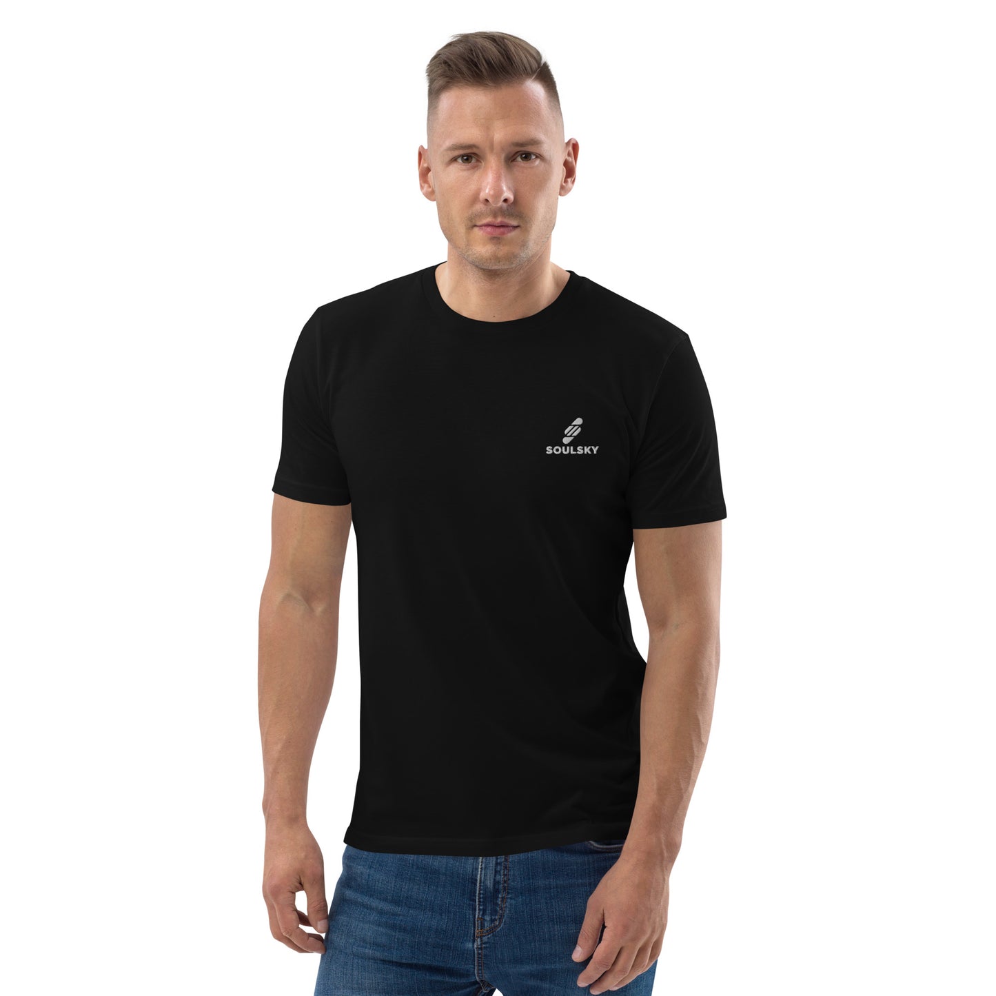 SOULSKY Logo Unisex Crewneck T-shirt - Black