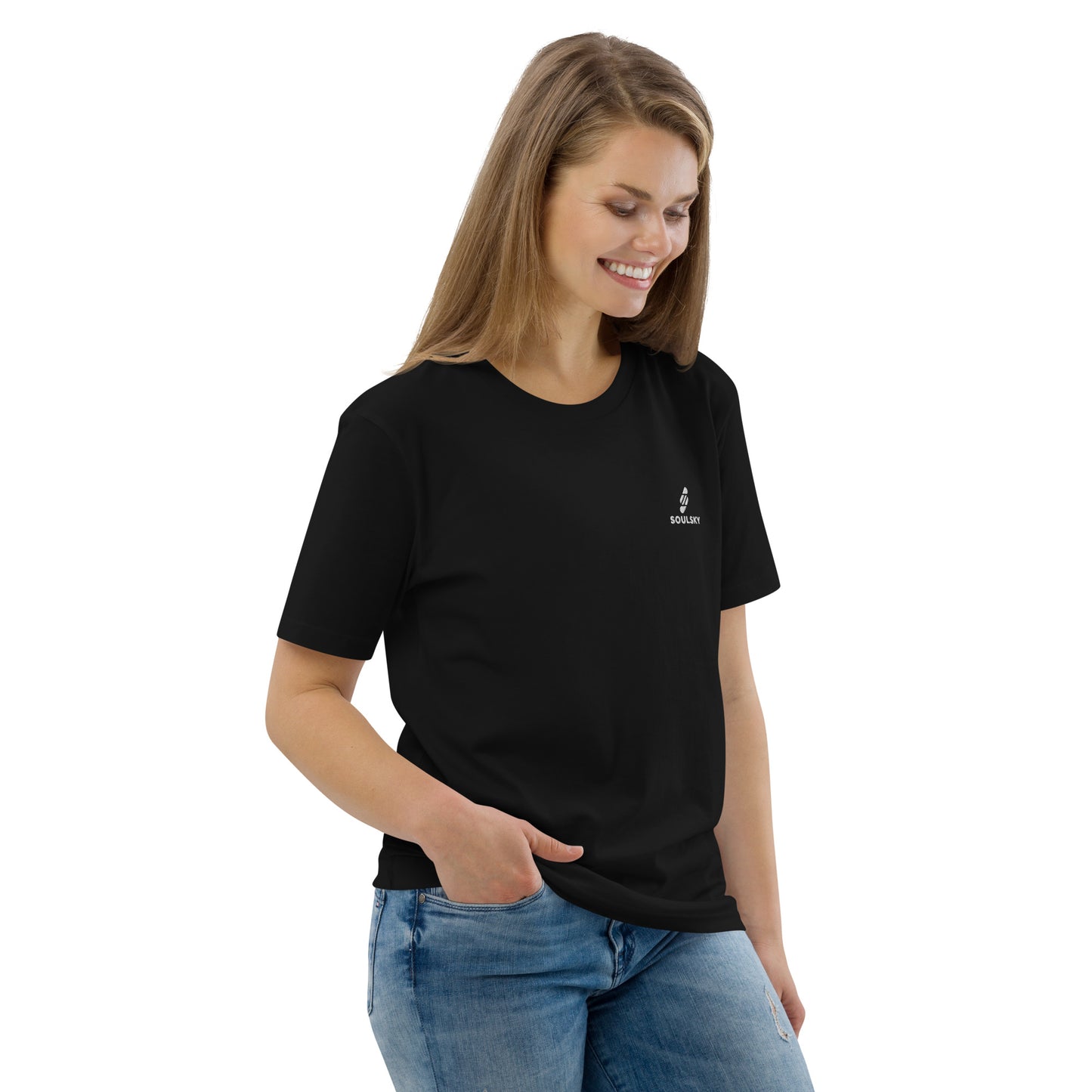 SOULSKY Logo Unisex Crewneck T-shirt - Black