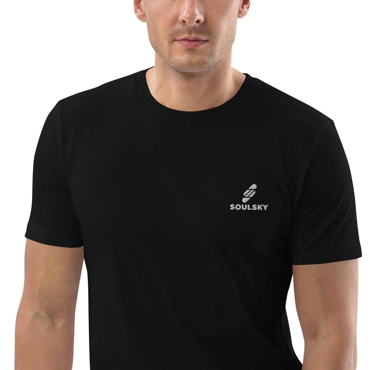 SOULSKY Logo Unisex Crewneck T-shirt - Black