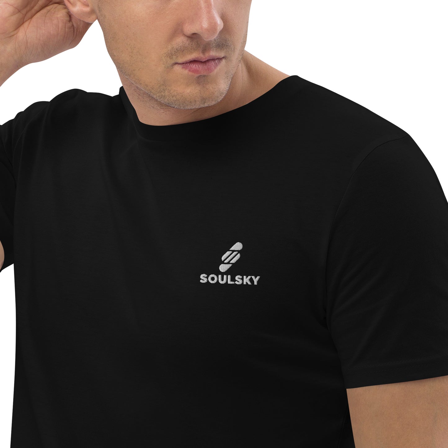 SOULSKY Logo Unisex Crewneck T-shirt - Black