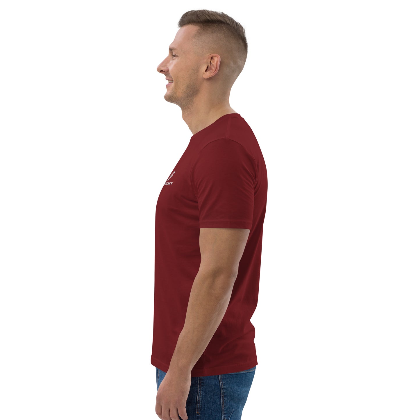 SOULSKY Logo Unisex Crewneck T-shirt - Burgundy