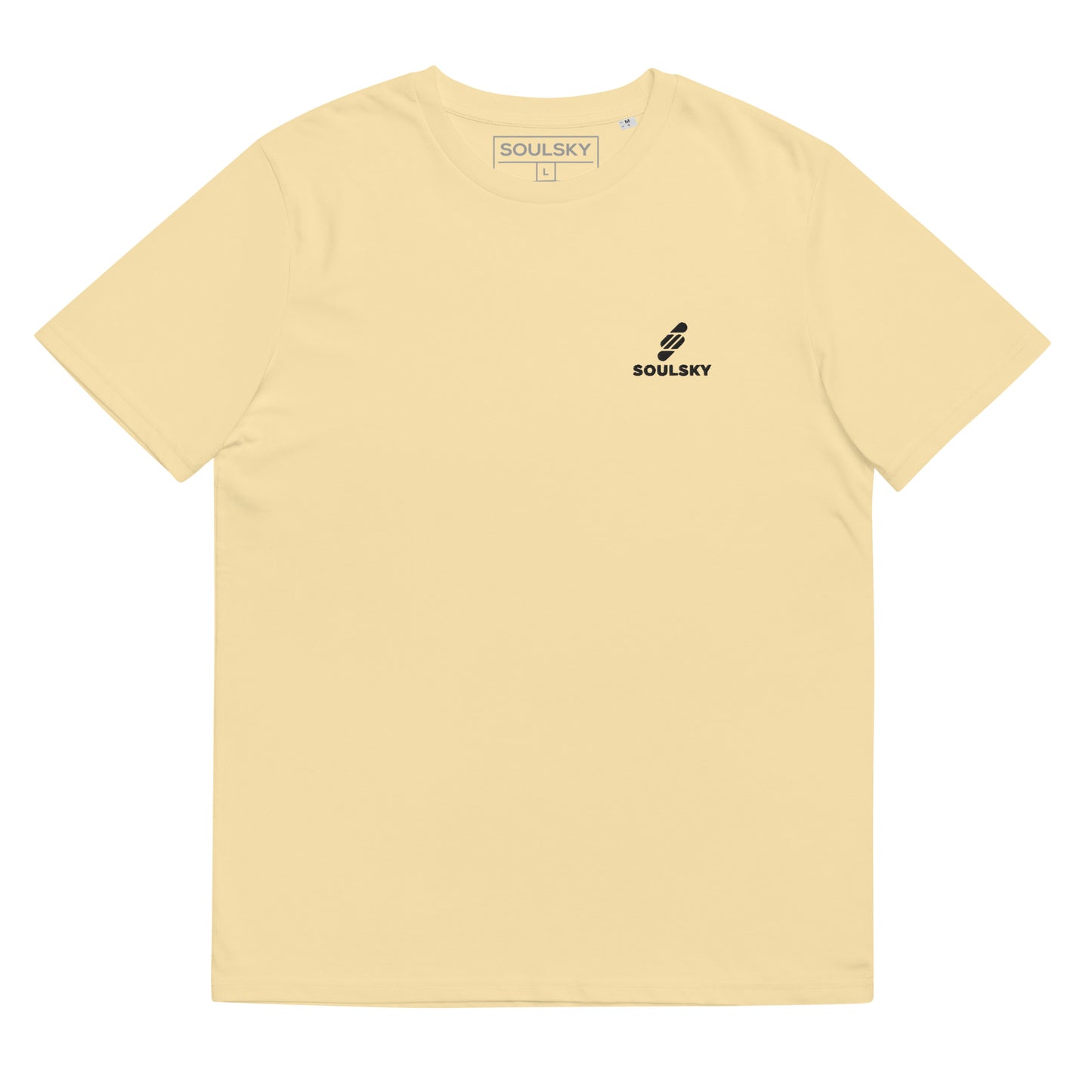 SOULSKY Logo Unisex Crewneck T-shirt - Light Yellow
