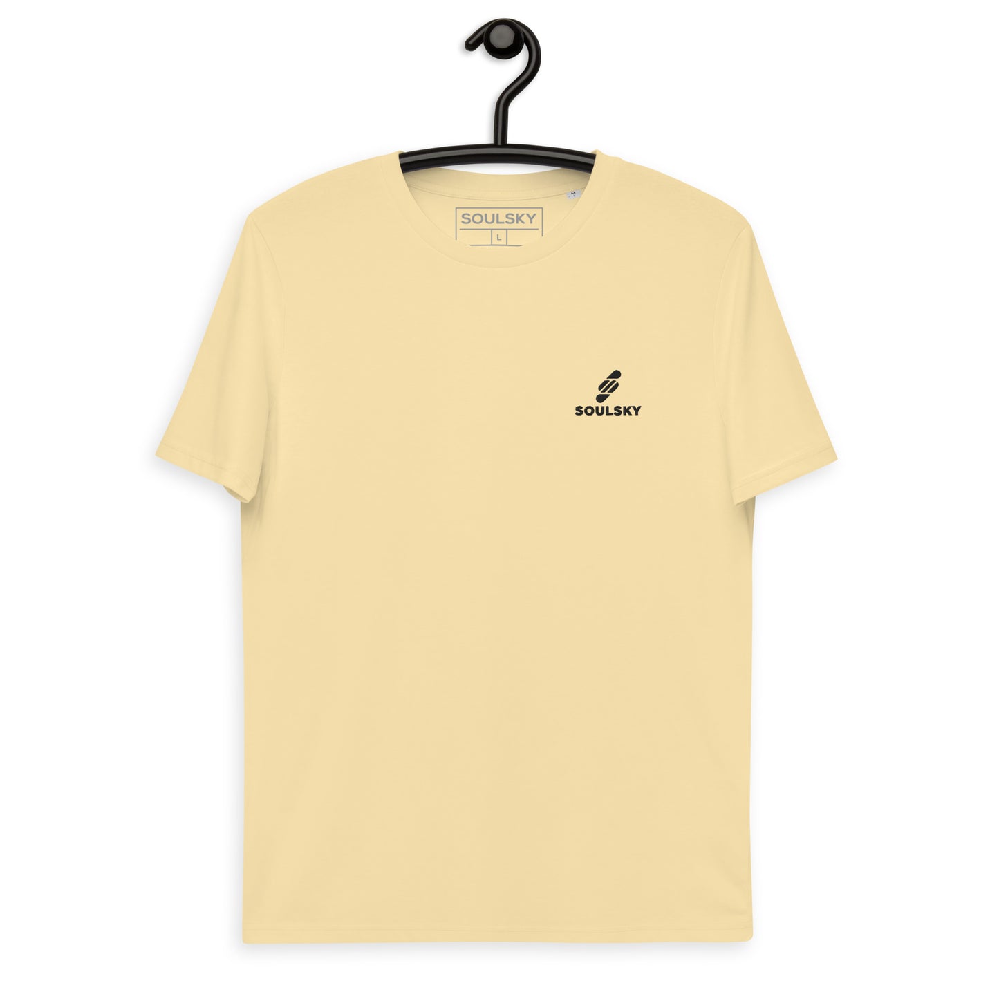 SOULSKY Logo Unisex Crewneck T-shirt - Light Yellow