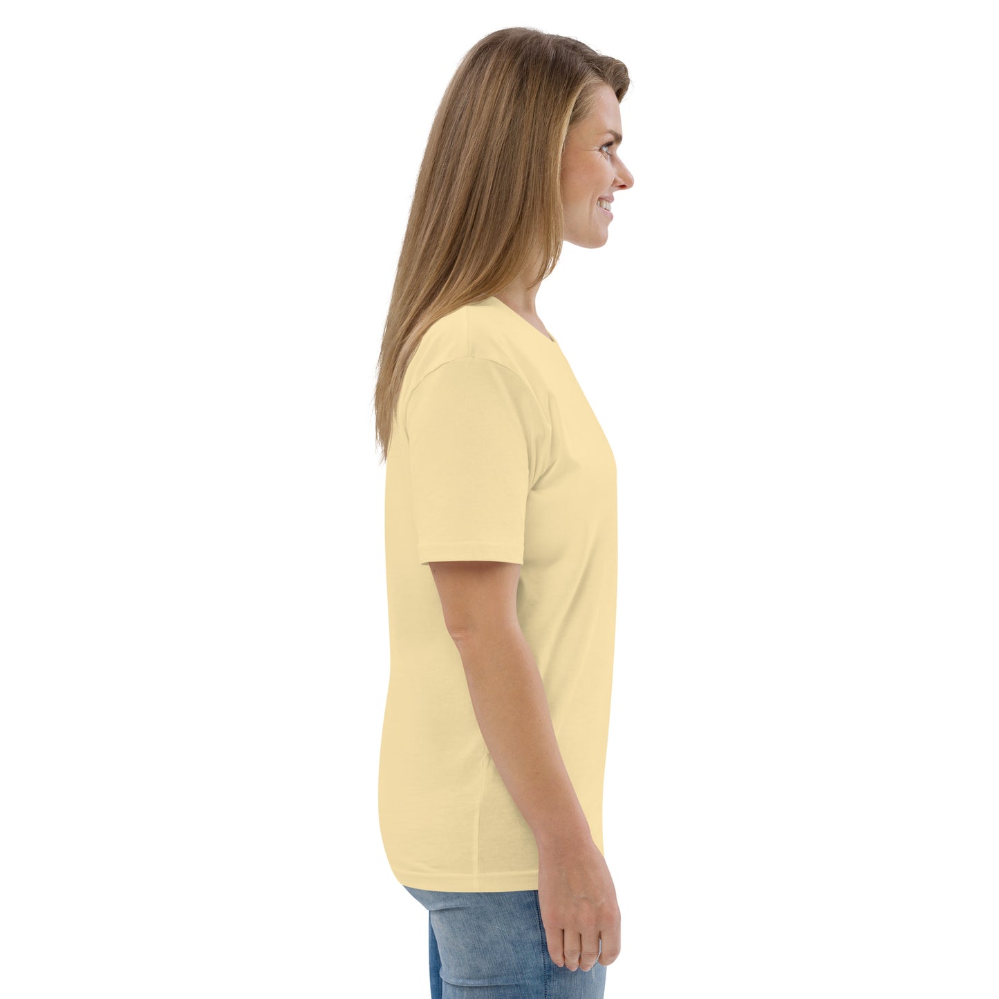 SOULSKY Logo Unisex Crewneck T-shirt - Light Yellow