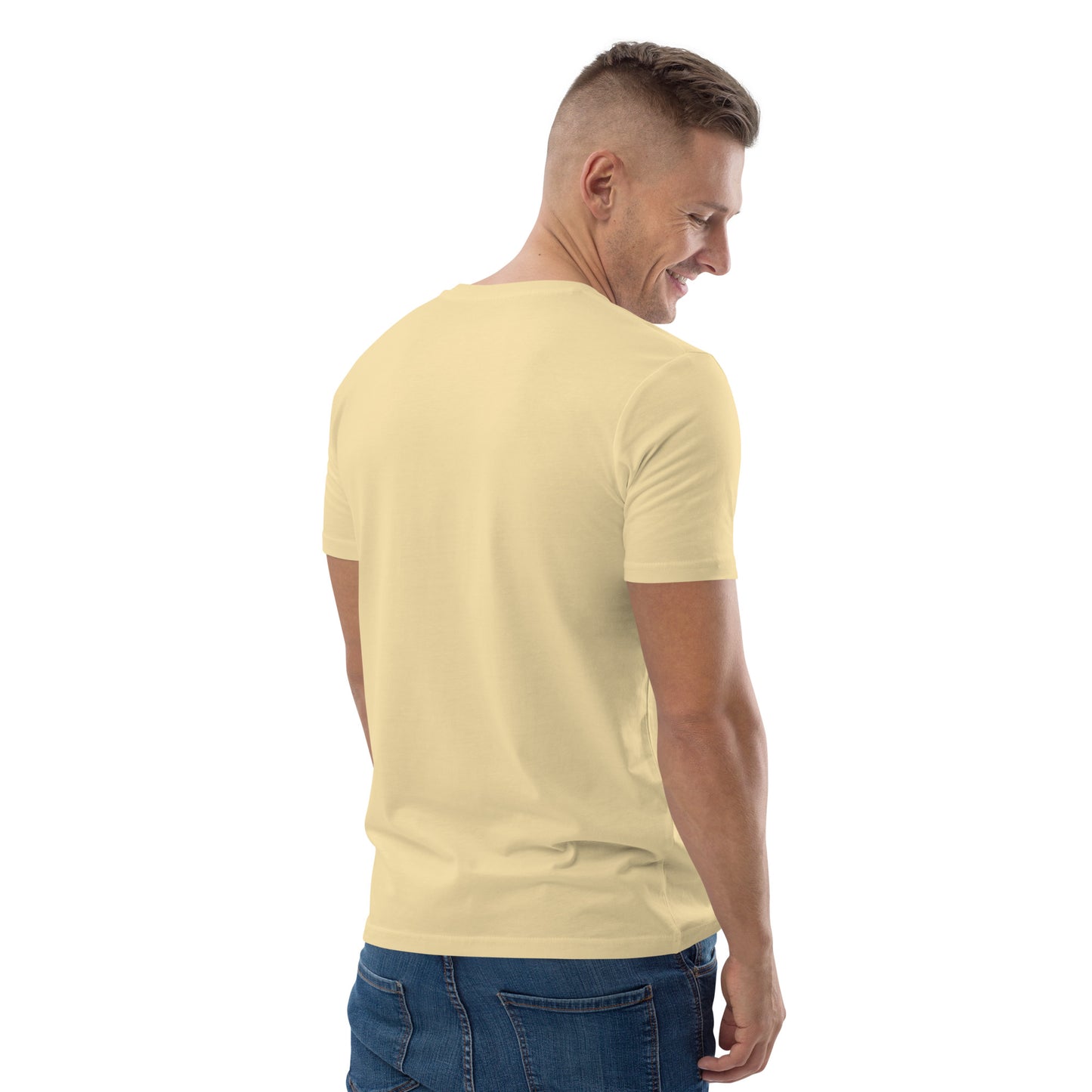 SOULSKY Logo Unisex Crewneck T-shirt - Light Yellow