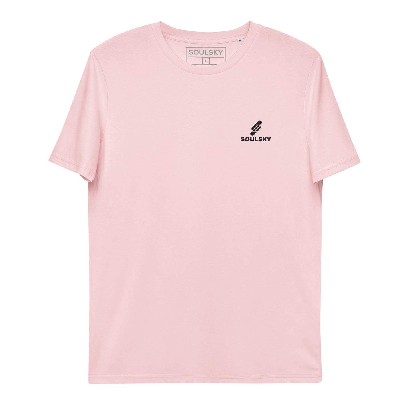 SOULSKY Logo Unisex Crewneck T-shirt - Light Pink