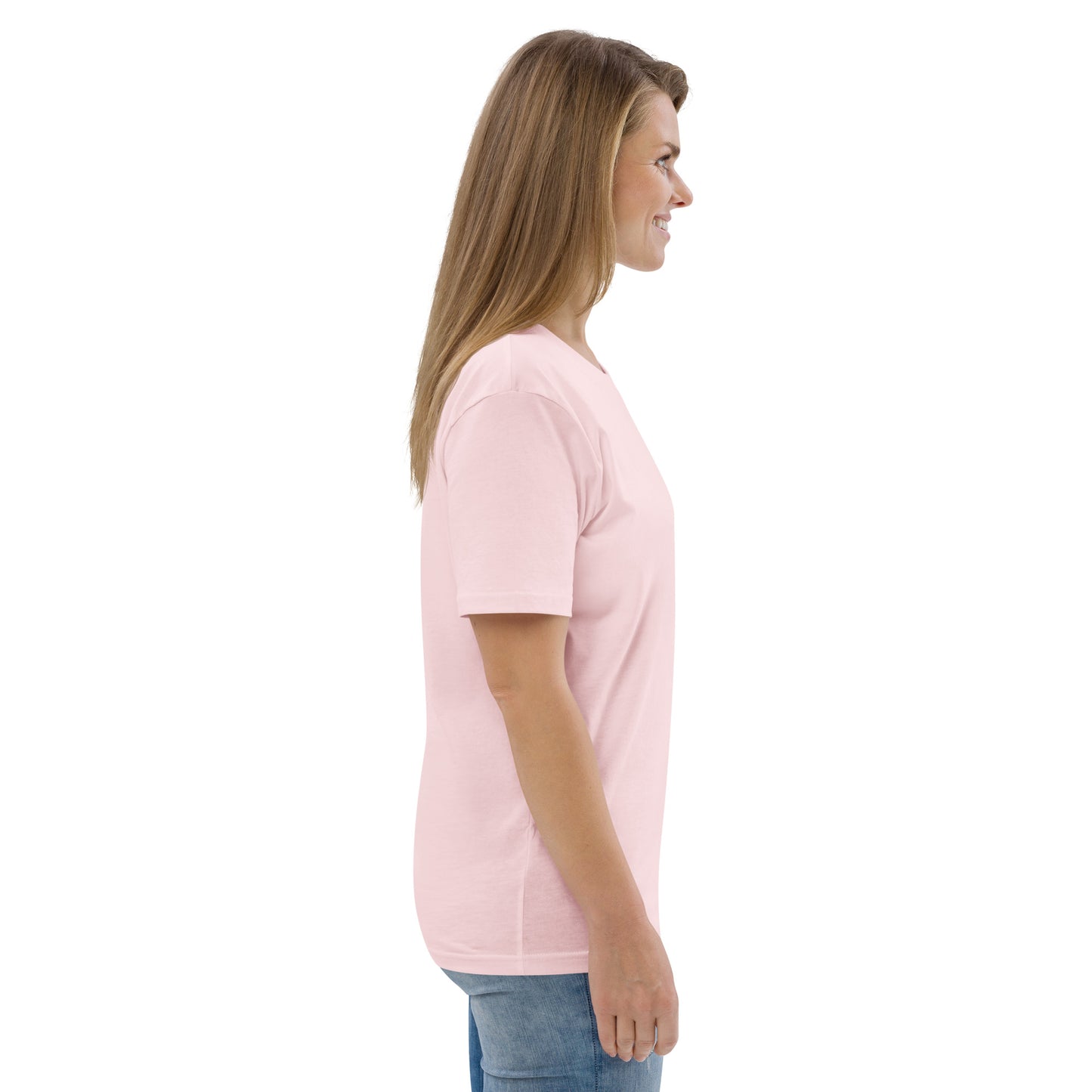 SOULSKY Logo Unisex Crewneck T-shirt - Light Pink