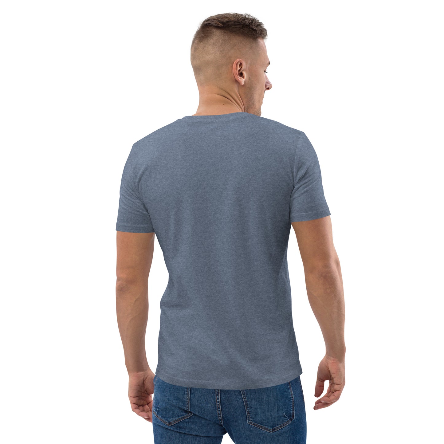 SOULSKY Logo Unisex Crewneck T-shirt - Dark Heather Blue
