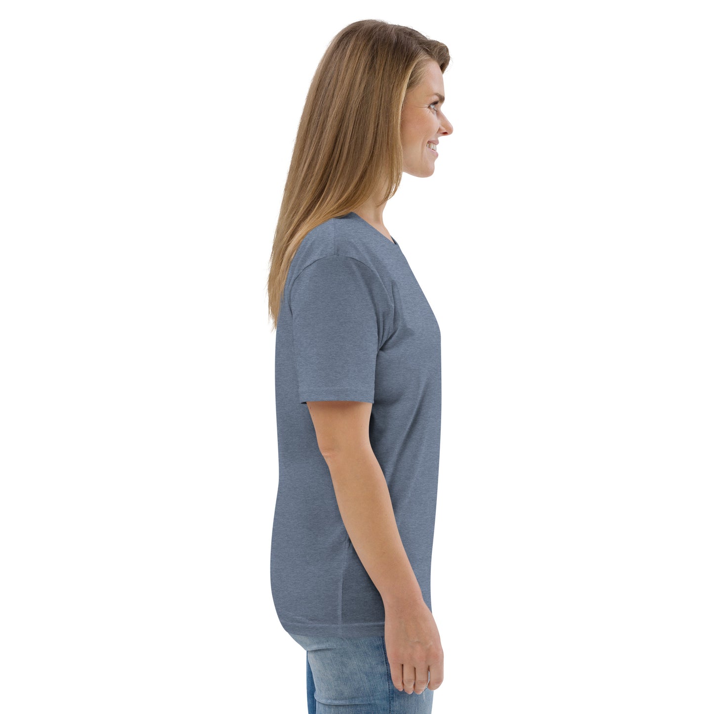 SOULSKY Logo Unisex Crewneck T-shirt - Dark Heather Blue