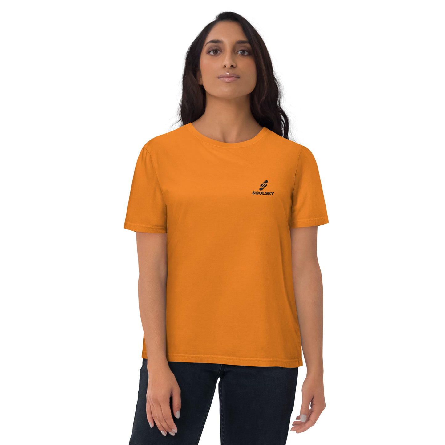 SOULSKY Logo Unisex Crewneck T-shirt - Burnt Orange