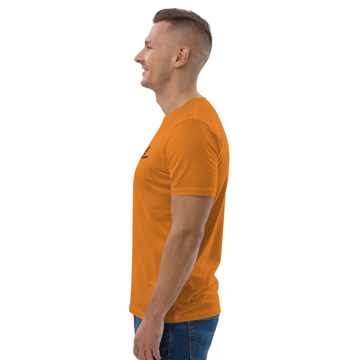 SOULSKY Logo Unisex Crewneck T-shirt - Burnt Orange