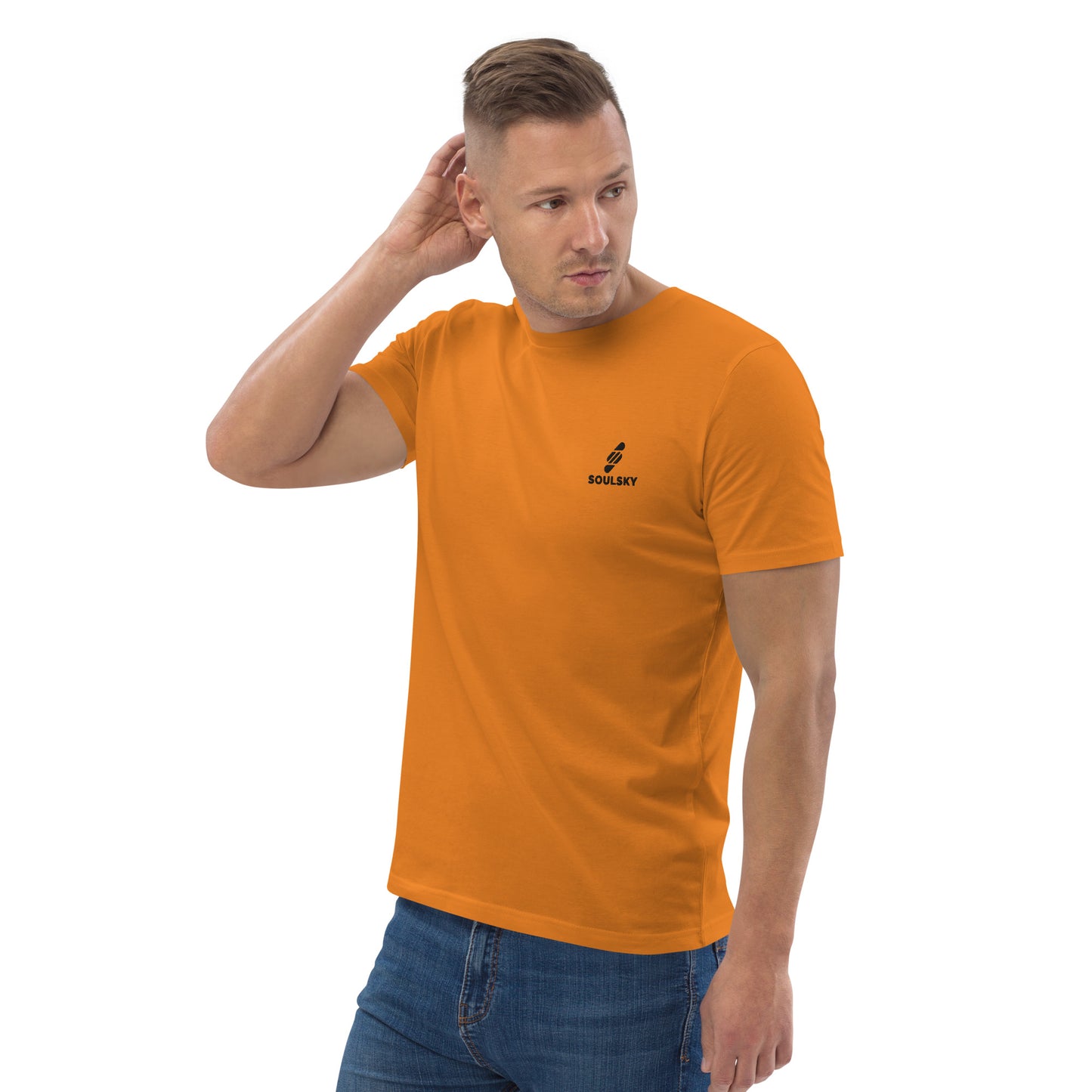 SOULSKY Logo Unisex Crewneck T-shirt - Burnt Orange