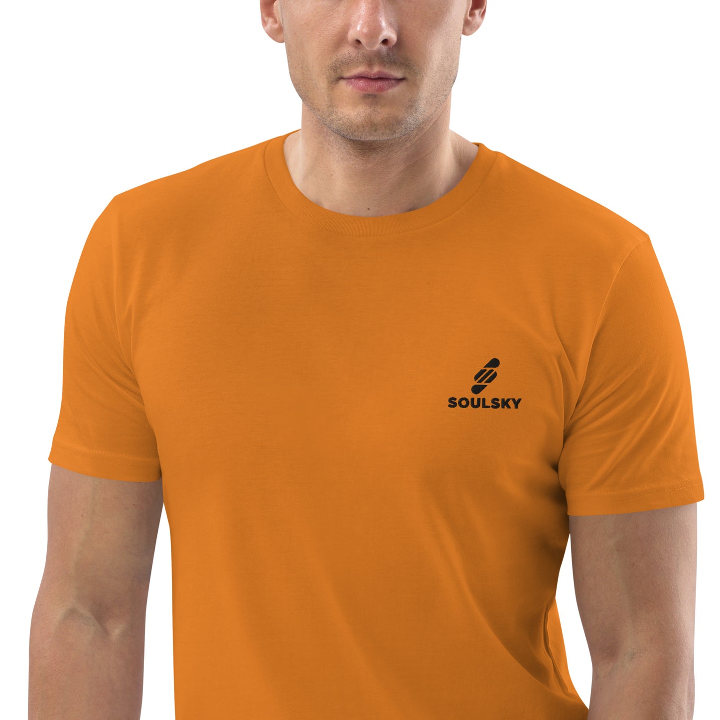 SOULSKY Logo Unisex Crewneck T-shirt - Burnt Orange
