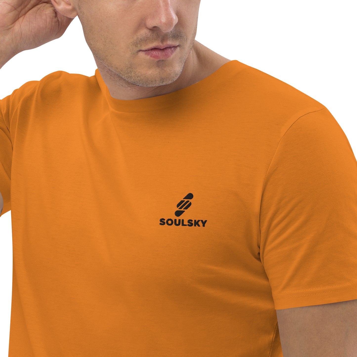 SOULSKY Logo Unisex Crewneck T-shirt - Burnt Orange