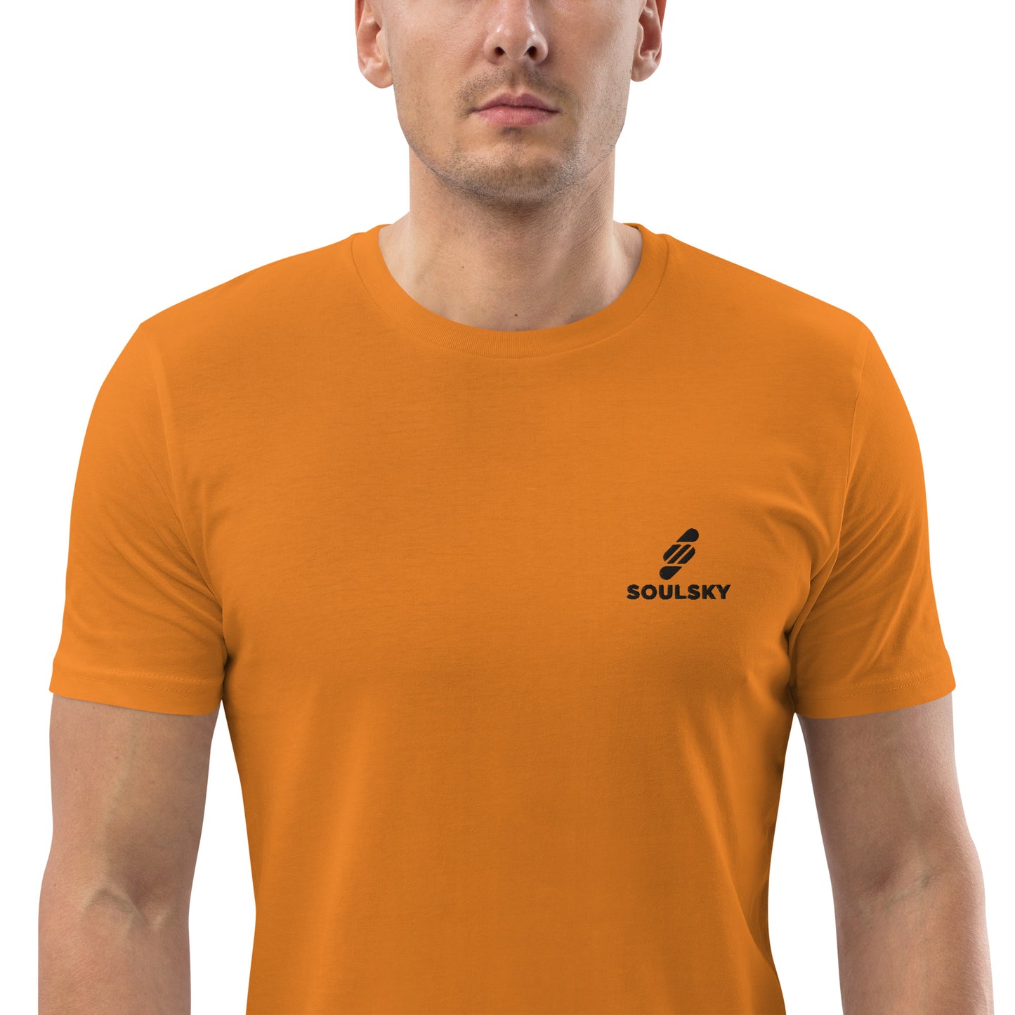 SOULSKY Logo Unisex Crewneck T-shirt - Burnt Orange