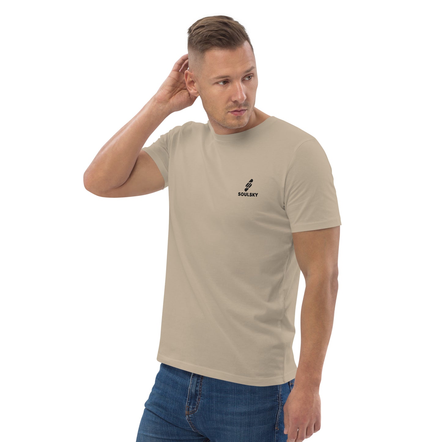 SOULSKY Logo Unisex Crewneck T-shirt - Desert Sand