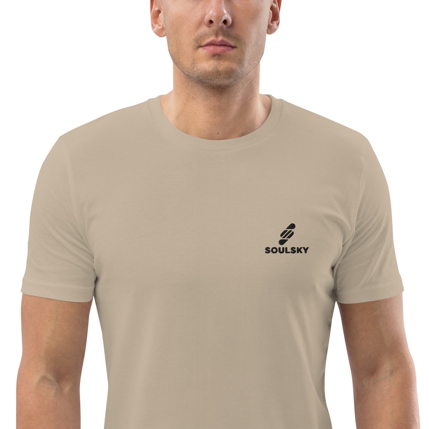 SOULSKY Logo Unisex Crewneck T-shirt - Desert Sand