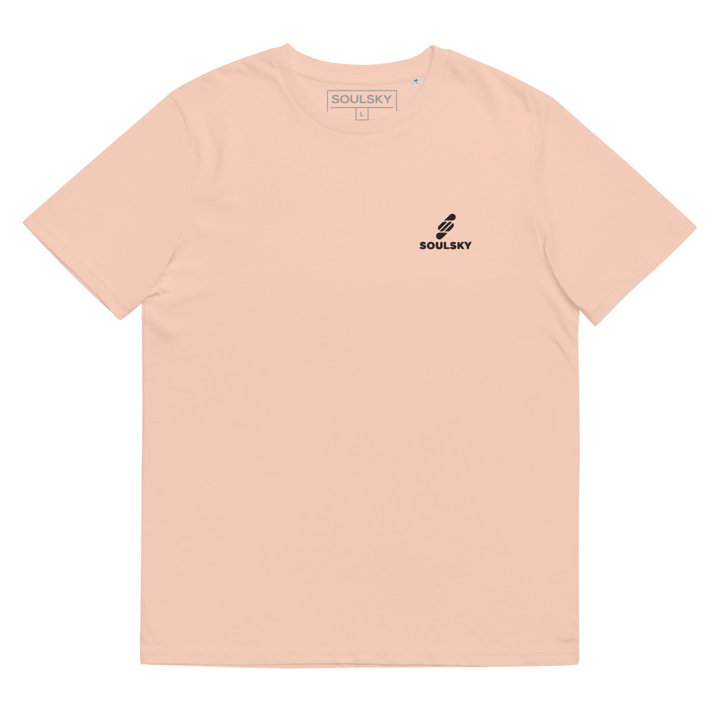 SOULSKY Logo Unisex Crewneck T-shirt - Light Peach