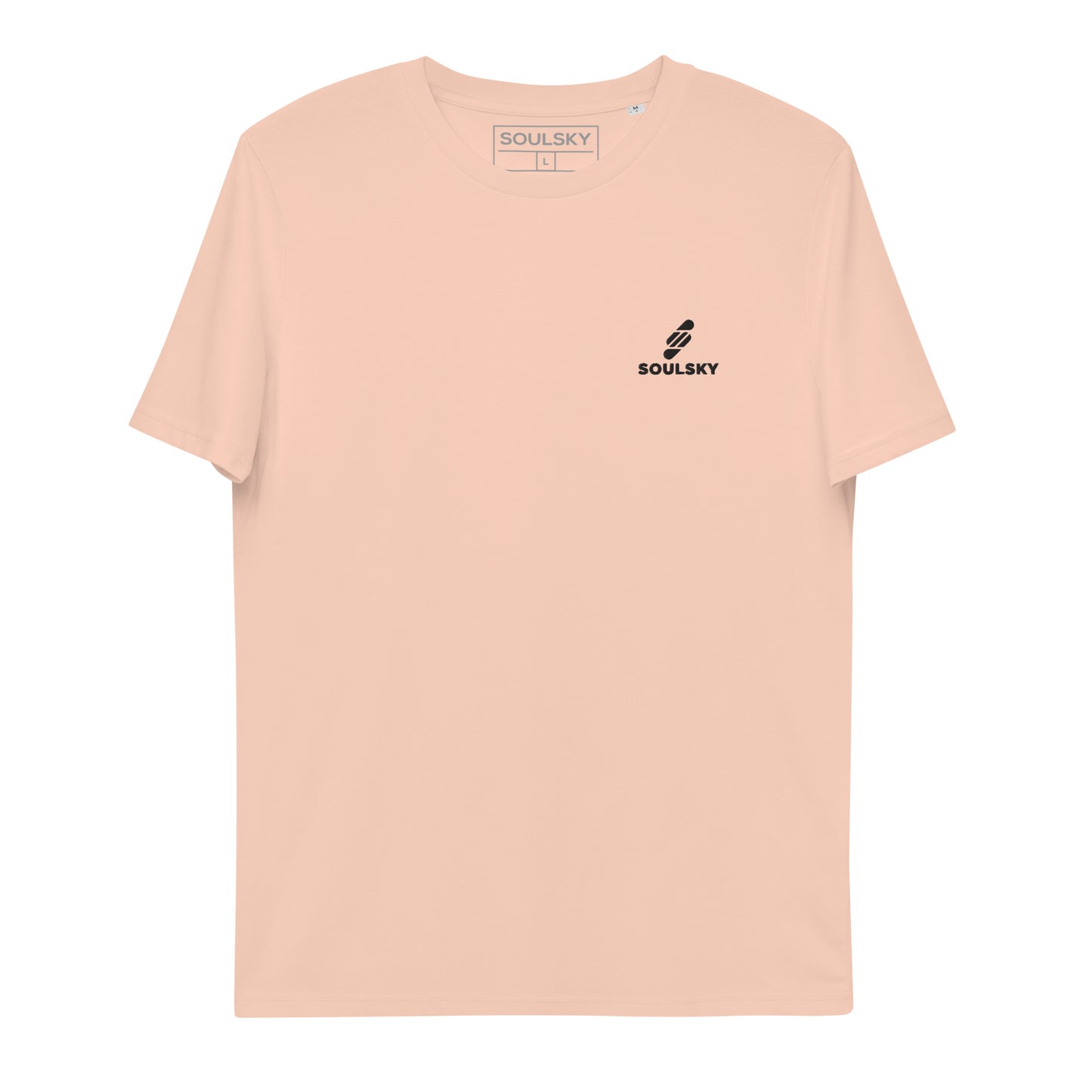 SOULSKY Logo Unisex Crewneck T-shirt - Light Peach