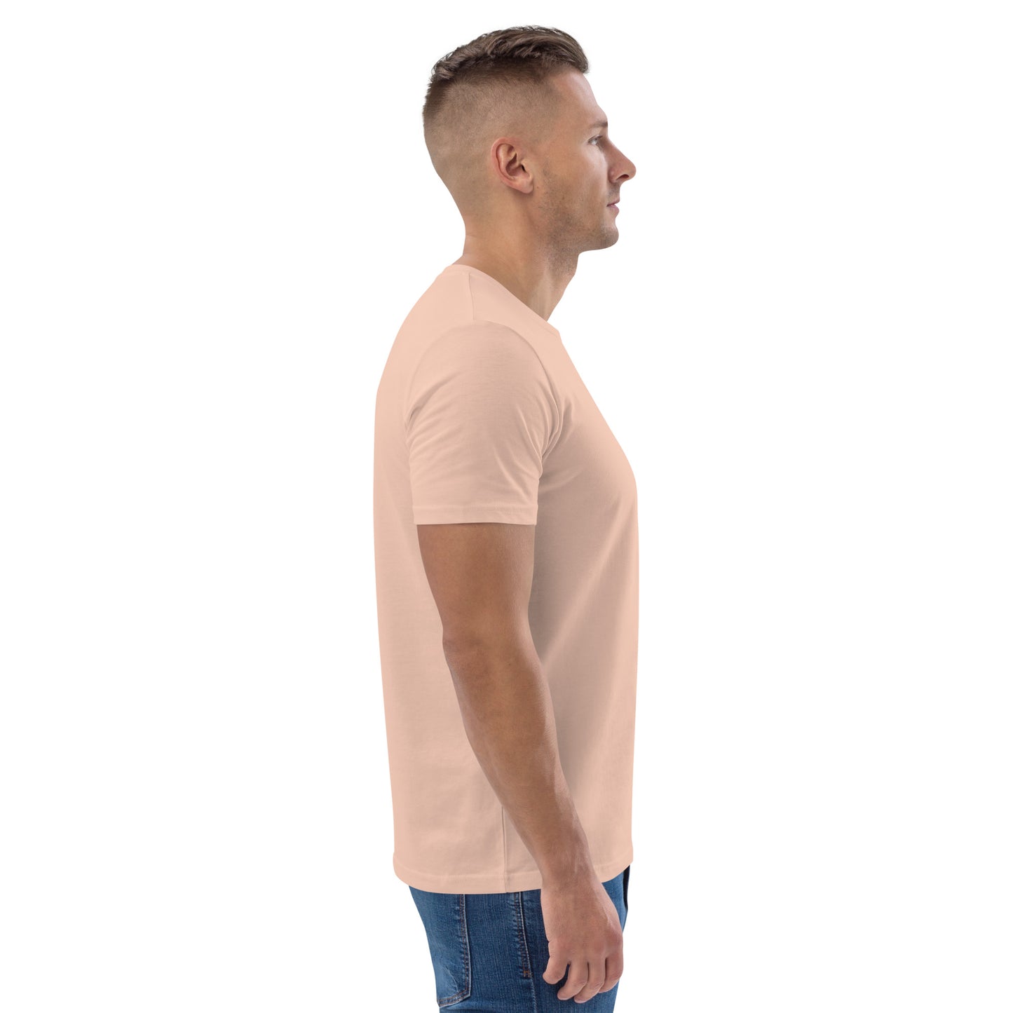 SOULSKY Logo Unisex Crewneck T-shirt - Light Peach
