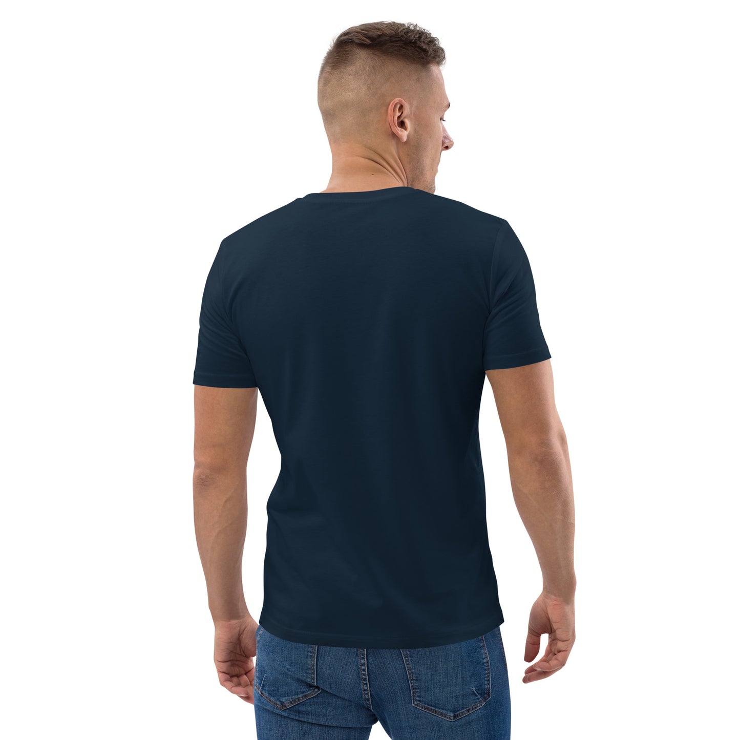 SOULSKY Logo Unisex Crewneck T-shirt - Navy Blue