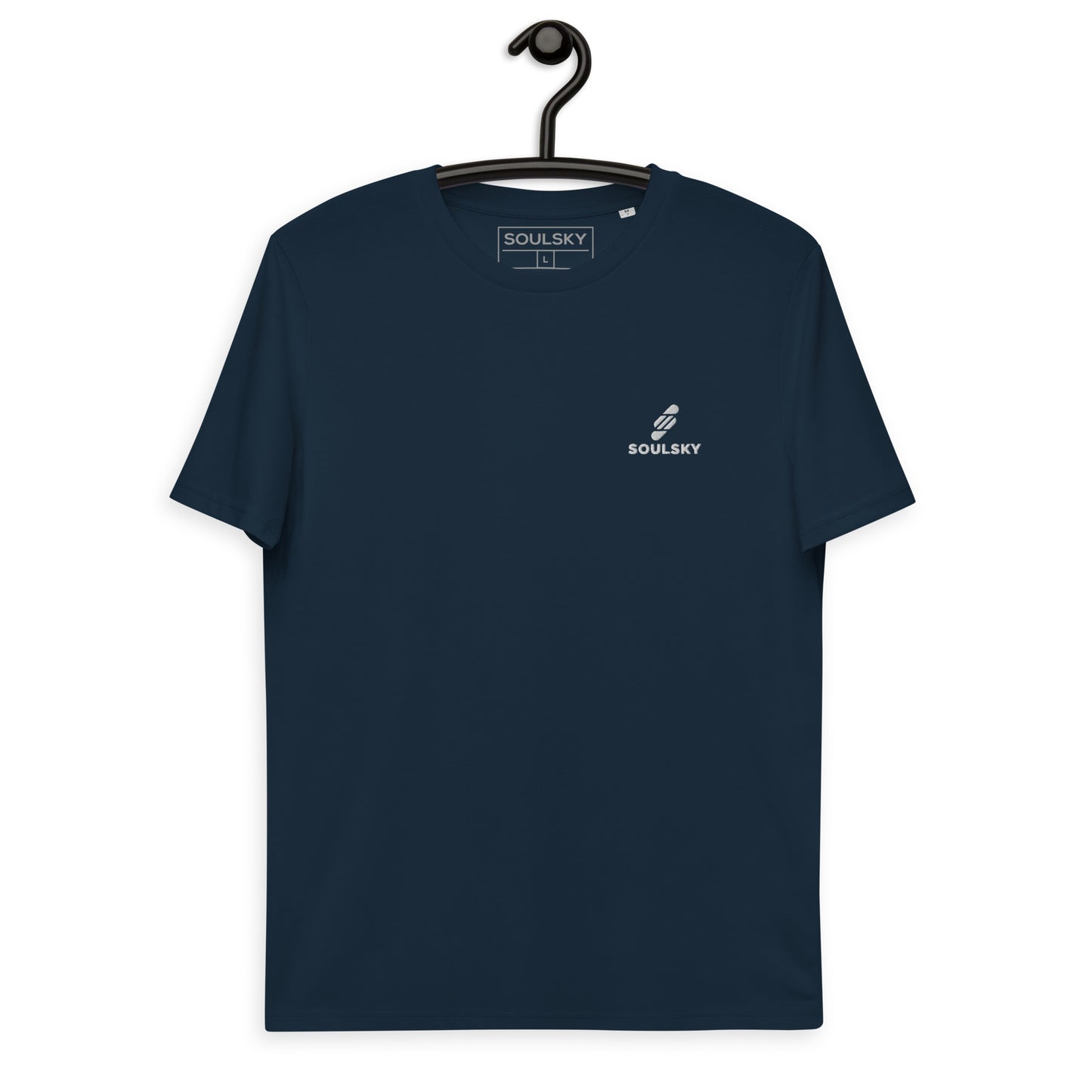 SOULSKY Logo Unisex Crewneck T-shirt - Navy Blue
