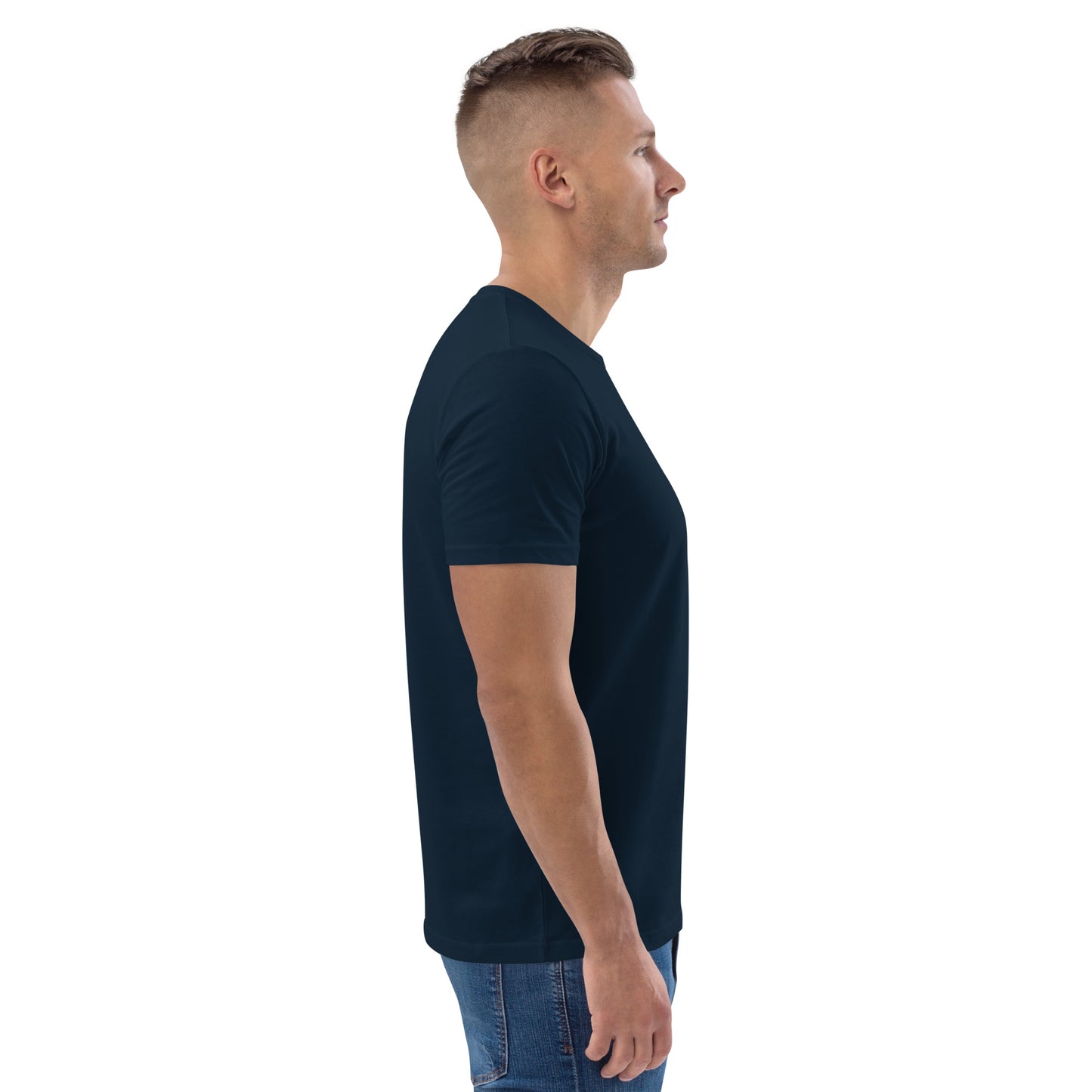 SOULSKY Logo Unisex Crewneck T-shirt - Navy Blue