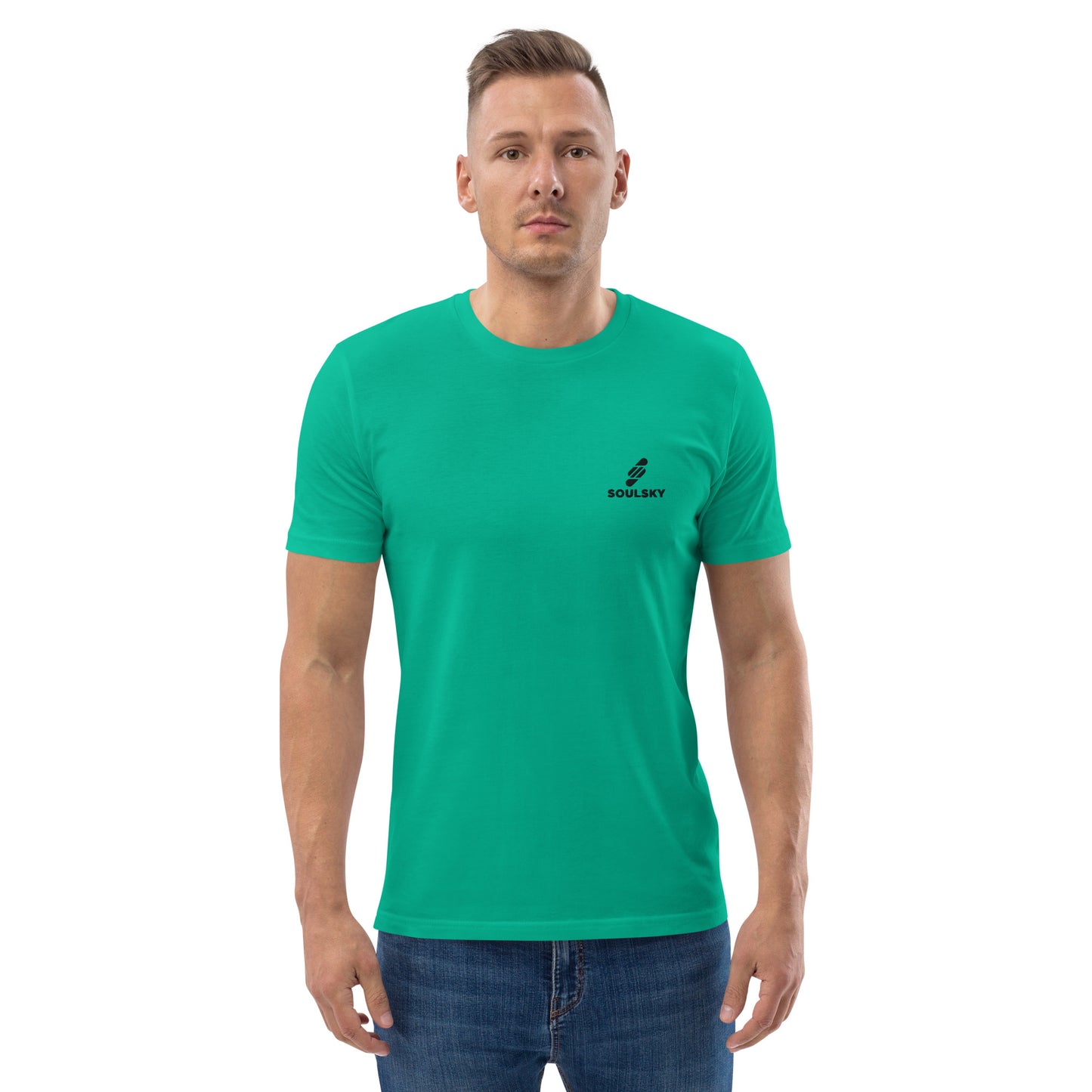 SOULSKY Logo Unisex Crewneck T-shirt - Lucky Green
