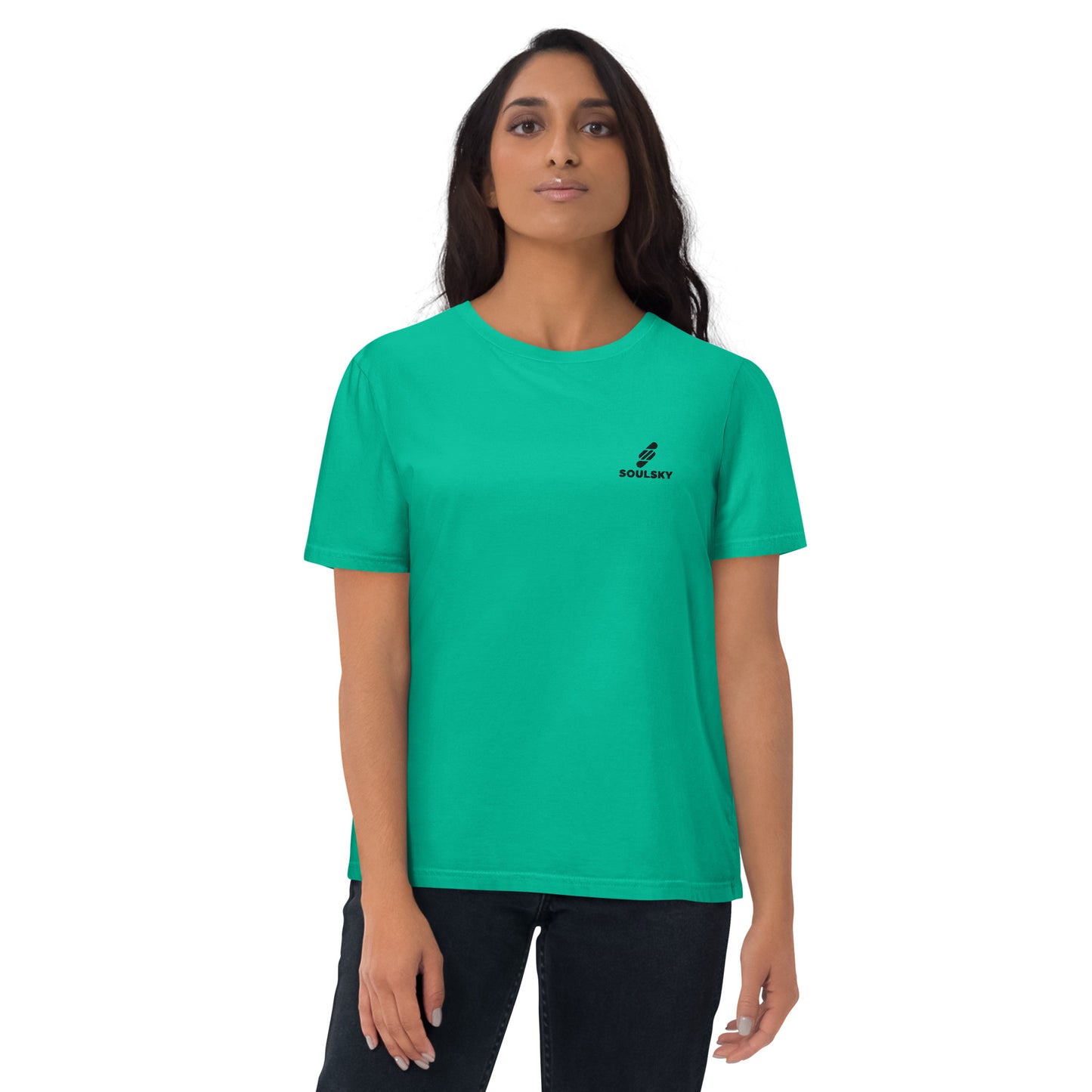 SOULSKY Logo Unisex Crewneck T-shirt - Lucky Green