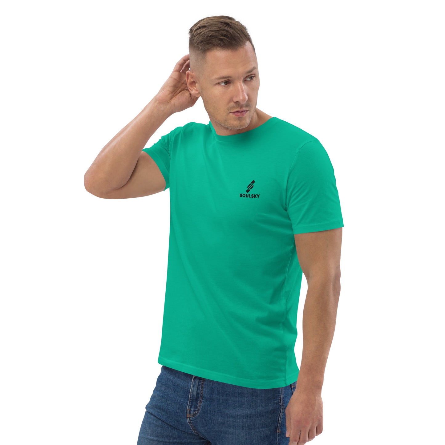 SOULSKY Logo Unisex Crewneck T-shirt - Lucky Green