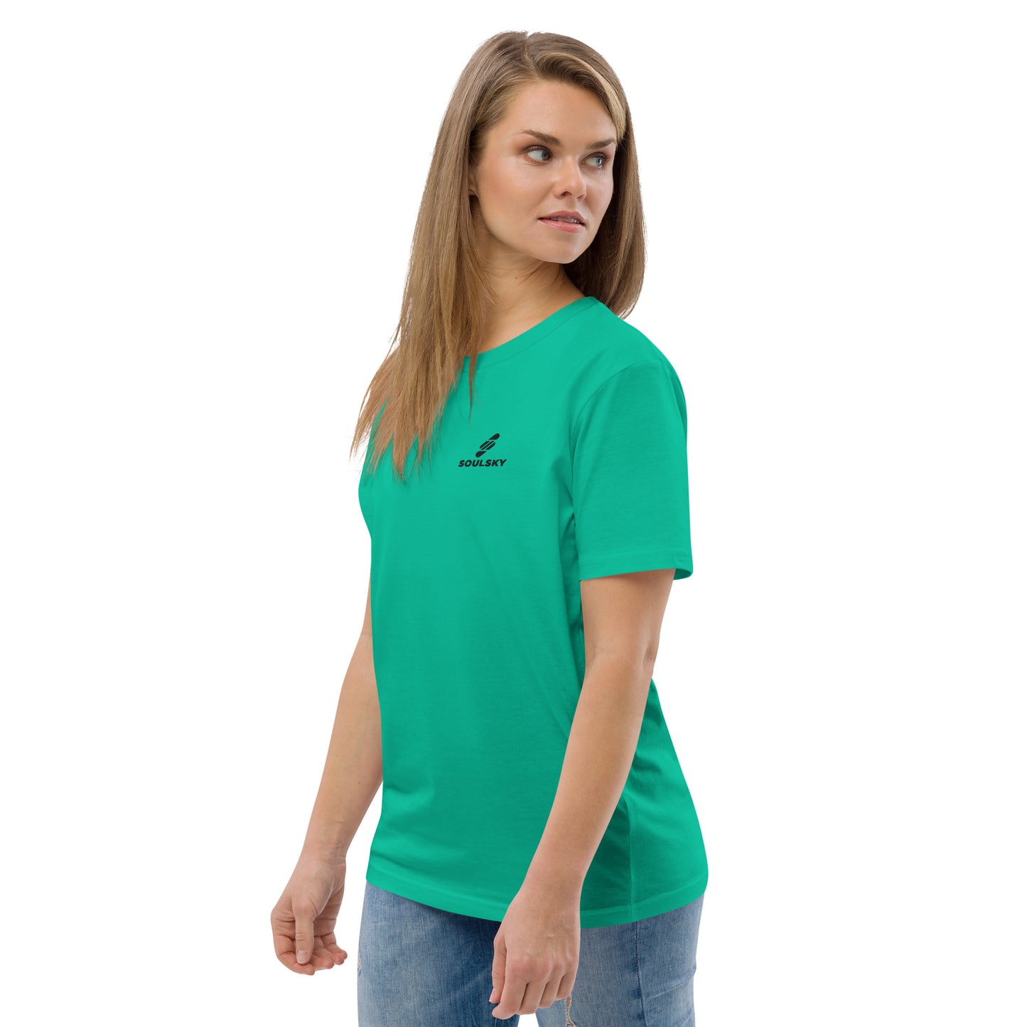 SOULSKY Logo Unisex Crewneck T-shirt - Lucky Green