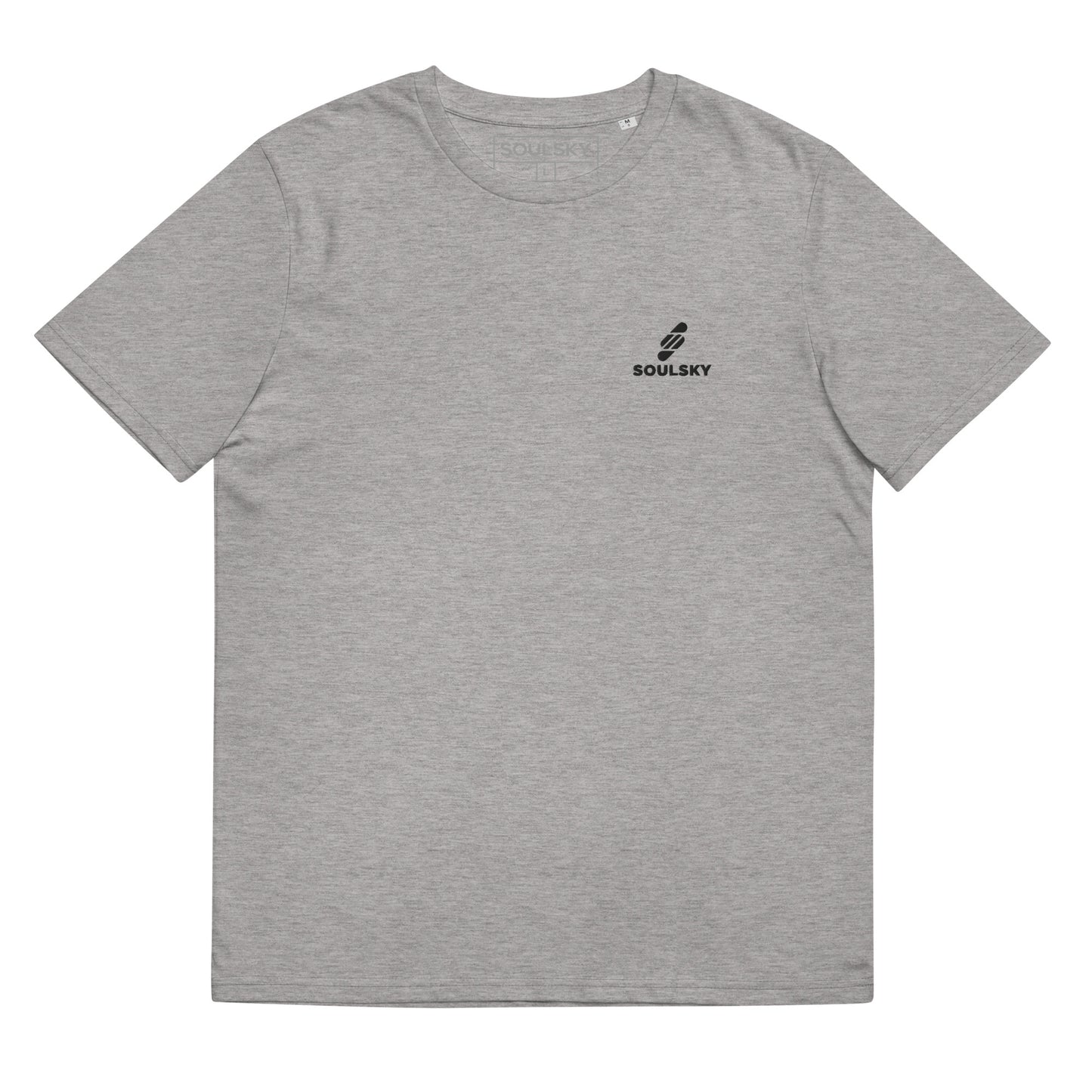 SOULSKY Logo Unisex Crewneck T-shirt - Light Heather Gray