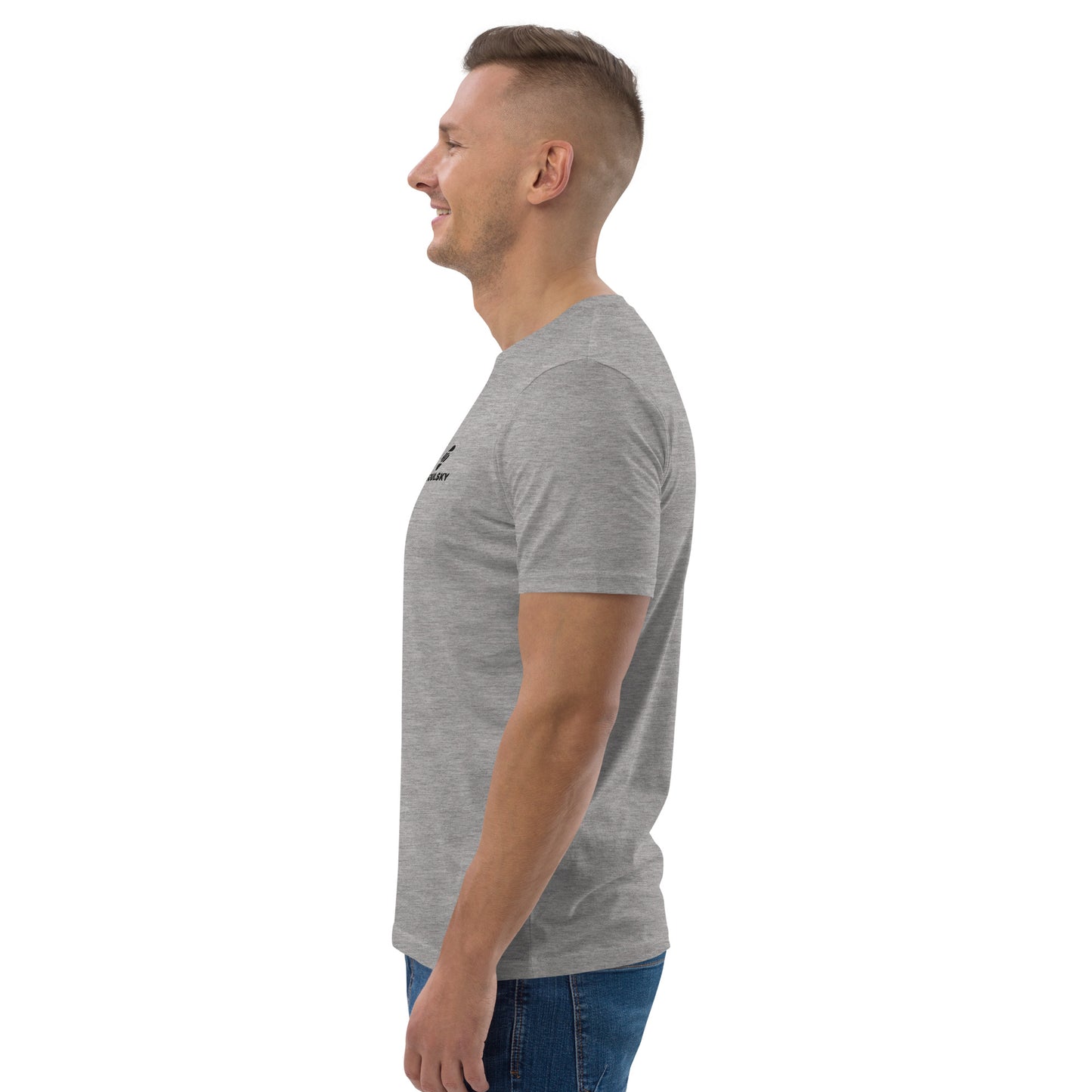 SOULSKY Logo Unisex Crewneck T-shirt - Light Heather Gray