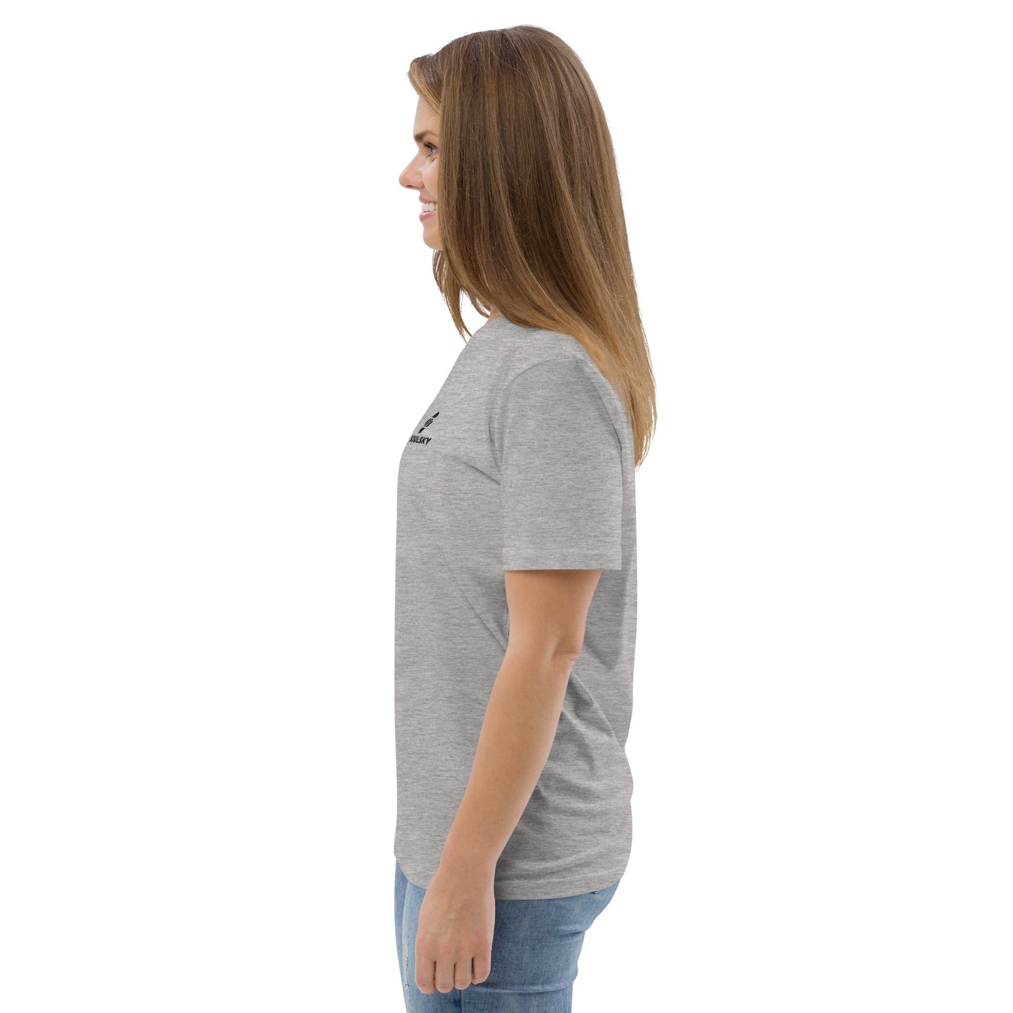SOULSKY Logo Unisex Crewneck T-shirt - Light Heather Gray