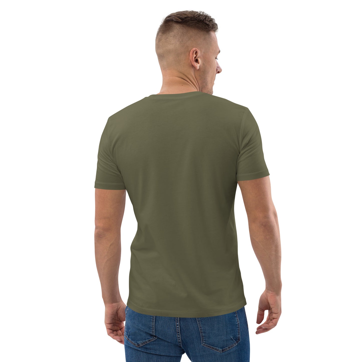 SOULSKY Logo Unisex Crewneck T-shirt - Olive Green